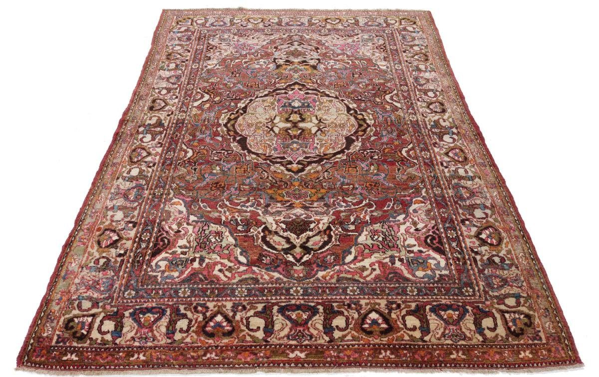 Isfahan mm 139x207 Trading, Antik rechteckig, Höhe: Handgeknüpfter Orientteppich Orientteppich 8 Perserteppich, / Nain