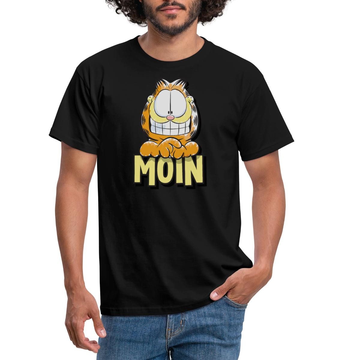 Spreadshirt T-Shirt Garfield Moin Nordsee Ostsee Geschenk Männer T-Shirt (1-tlg)
