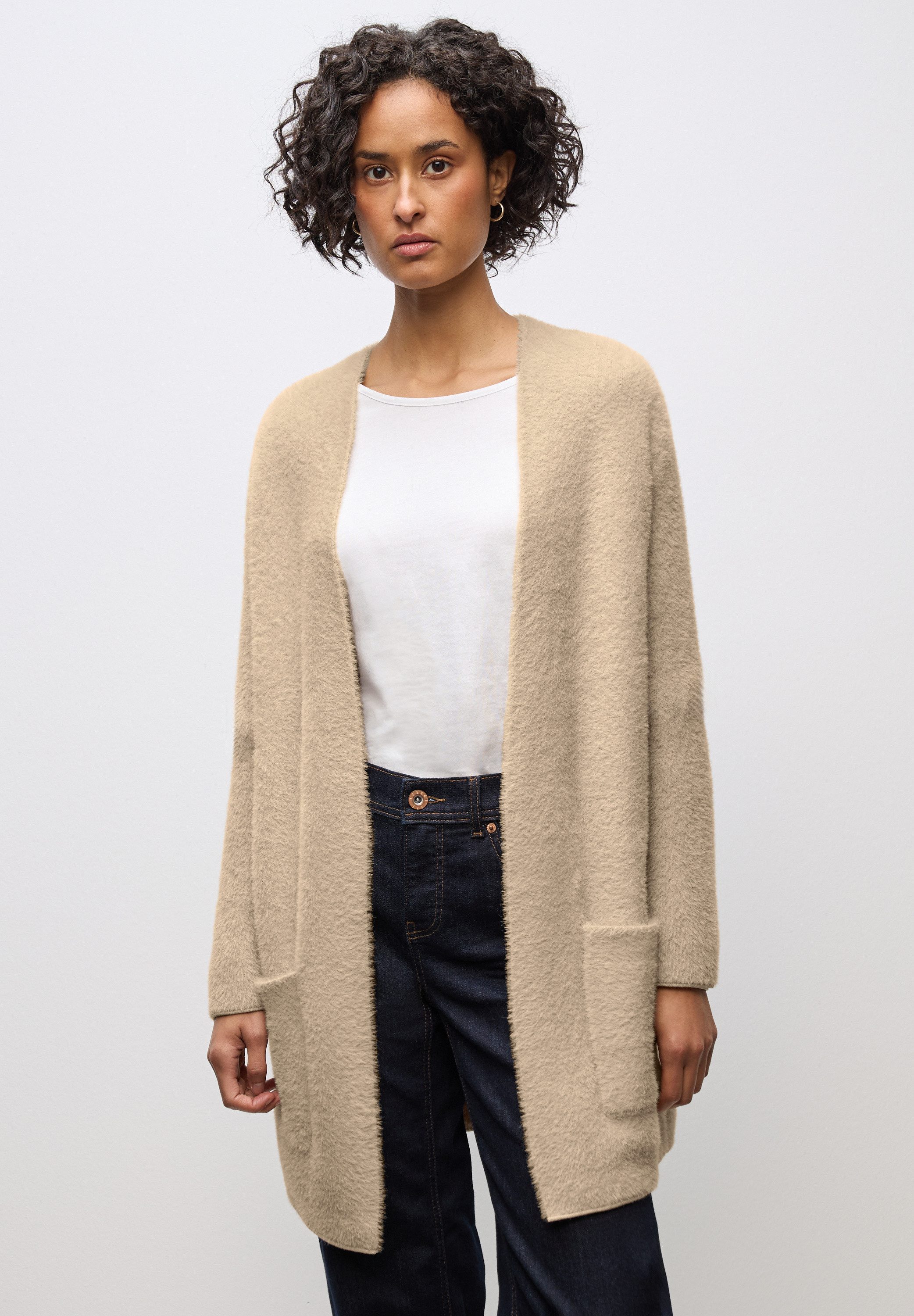 STREET ONE Strickjacke mit aufgenähten Taschen günstig online kaufen