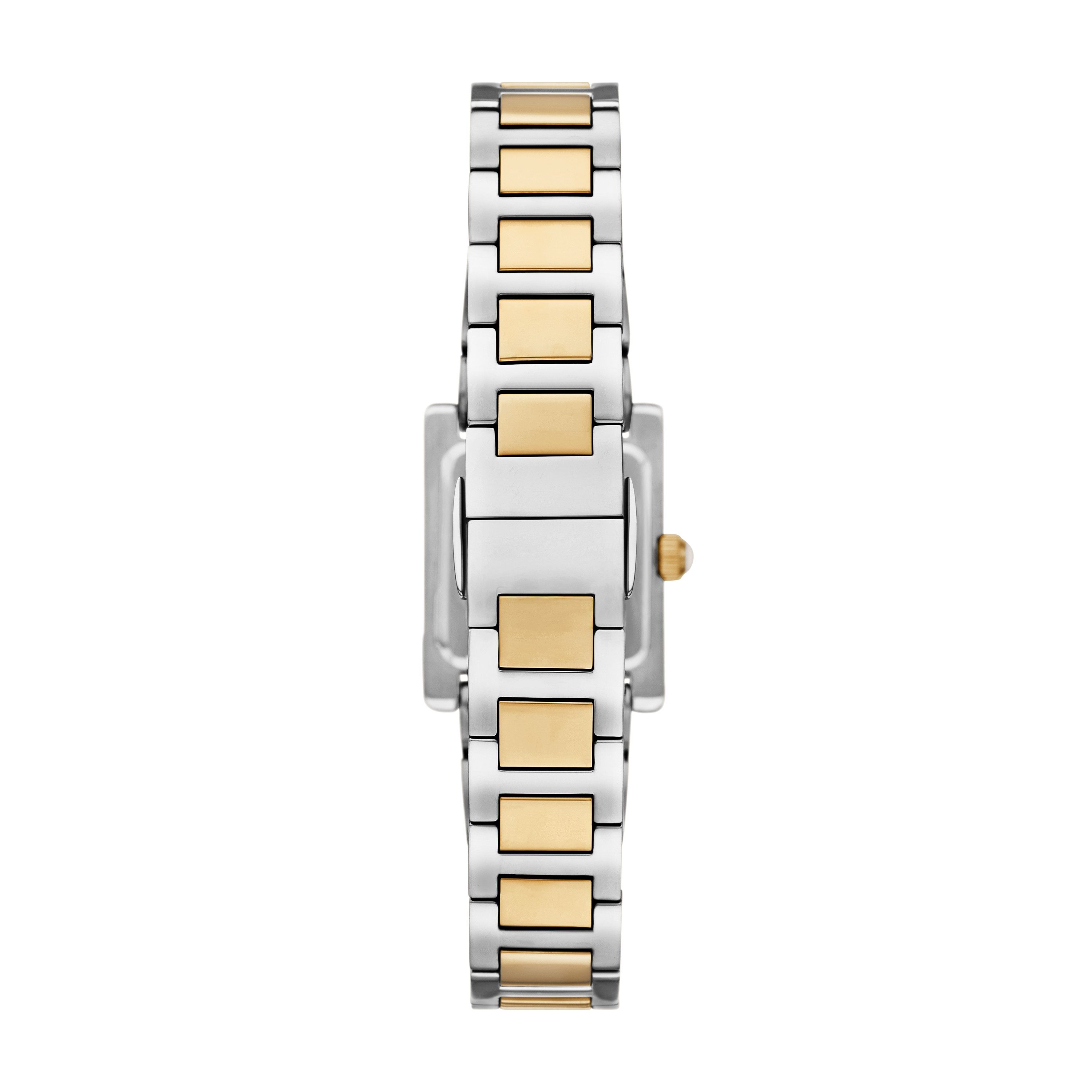 Emporio Armani Quarzuhr AR11704, Armbanduhr, Damenuhr, Edelstahlarmband, analog, Glassteine