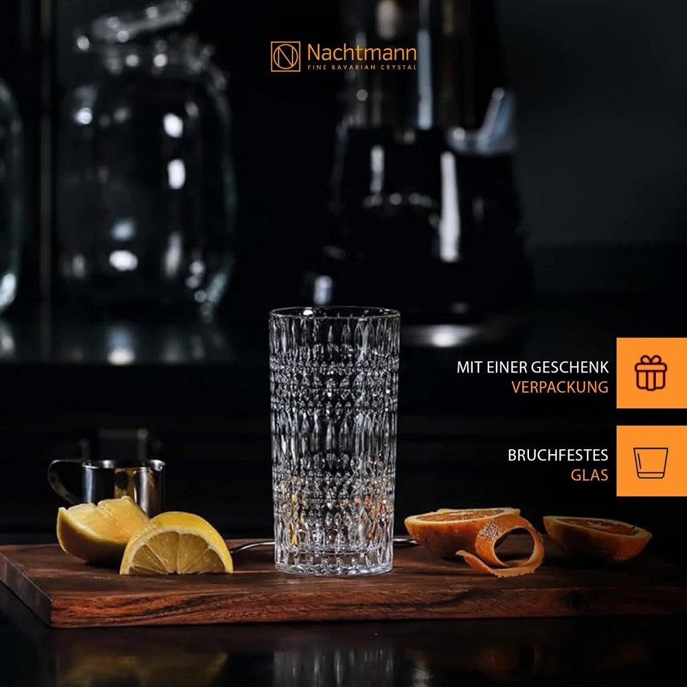 Nachtmann Thermoglas Nachtmann Ethno Barista Latte Macchiato 2er Set, Glas