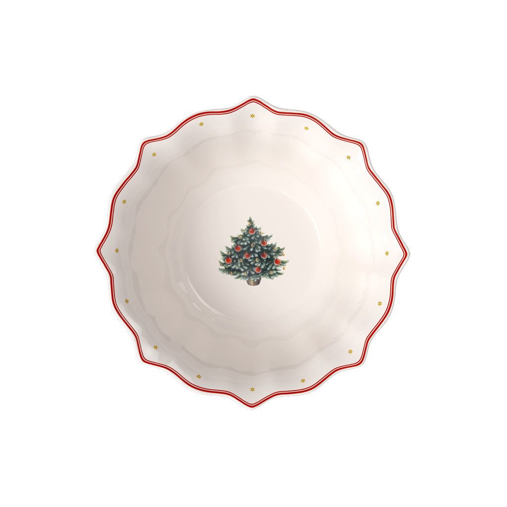 Villeroy & Boch Salatschüssel Toy's Delight mittelgroße Schüssel, Porzellan, (1-tlg), Premium Porcelain, 1 Stck, Handw., mikrow.sicher
