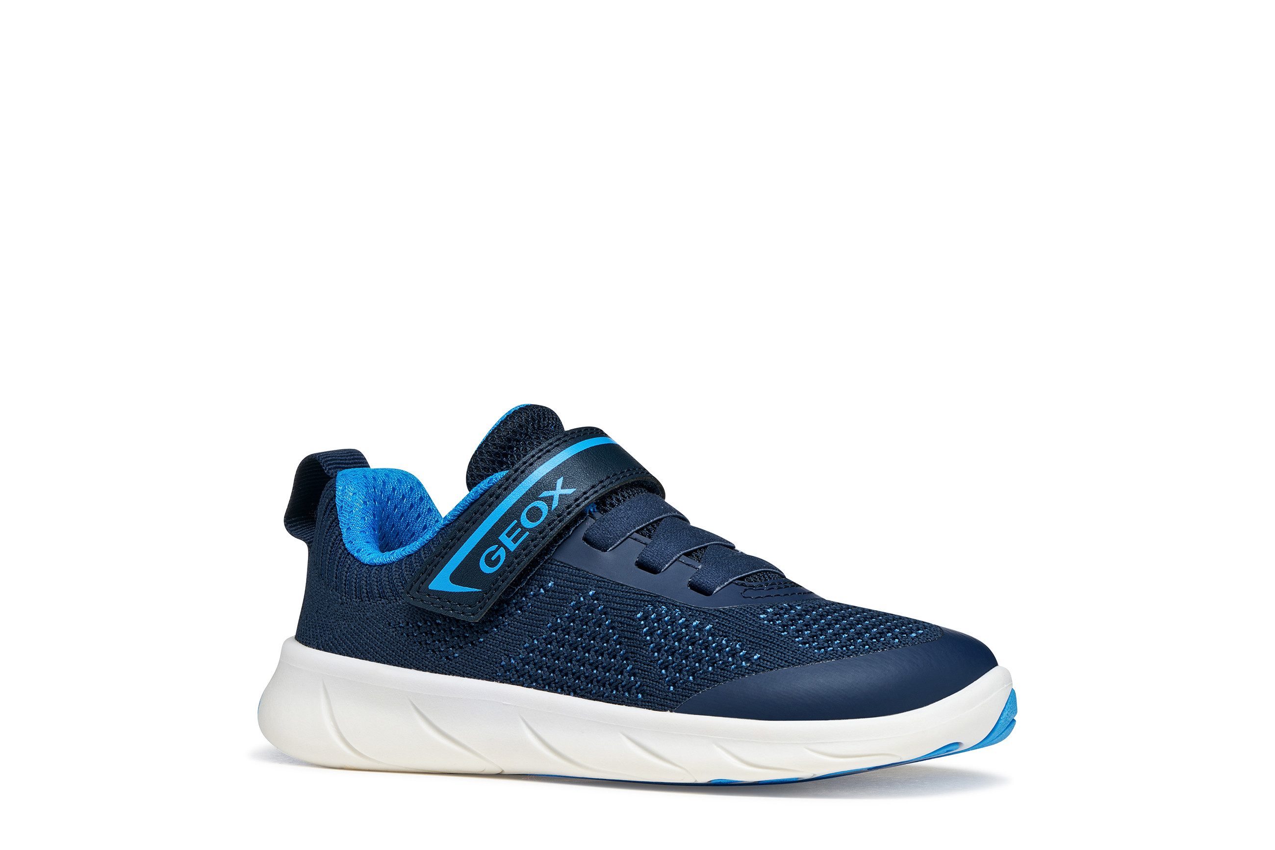 Geox J FOOT-RUN BOY Barfußschuh Klettschuh mit Logo, Größenschablone zum Download
