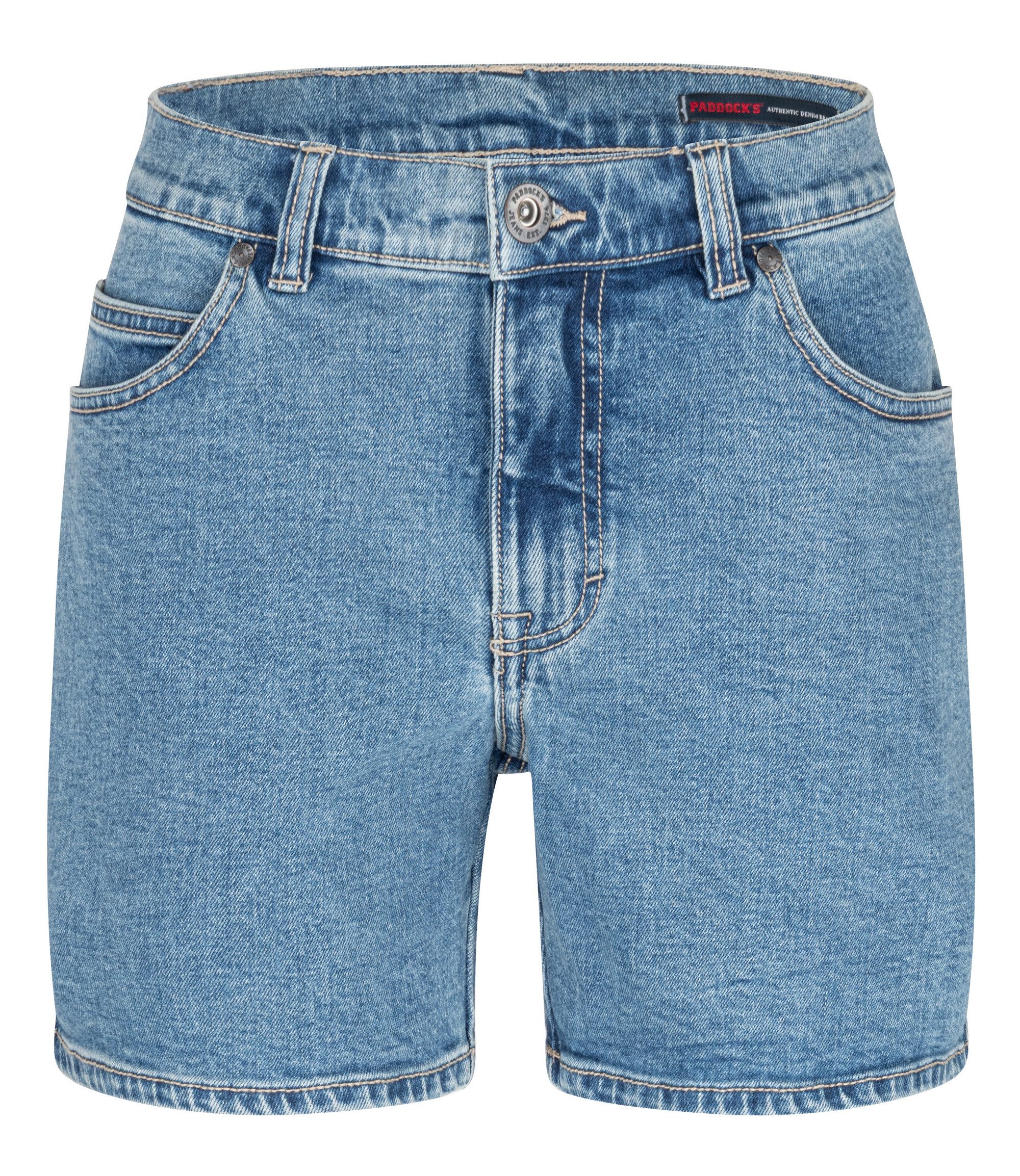 Paddock's 5-Pocket-Jeans PADDOCKS PIPE SHORTS blue stone 80238 1606.4643 - COMFORT STRETCH