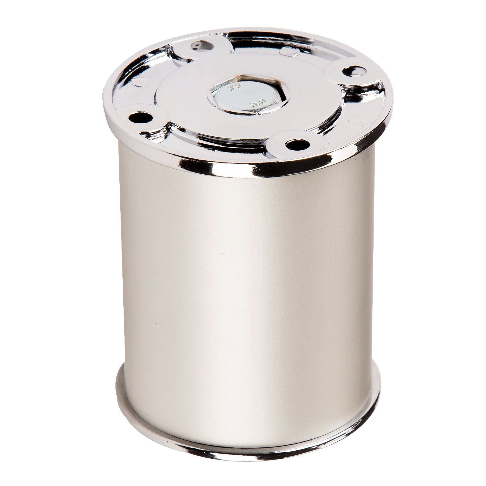 SO-TECH® Möbelfuß RADO Ø 50 mm Höhe 50 - 400 mm Aluminiumoptik chrom, (1-St)