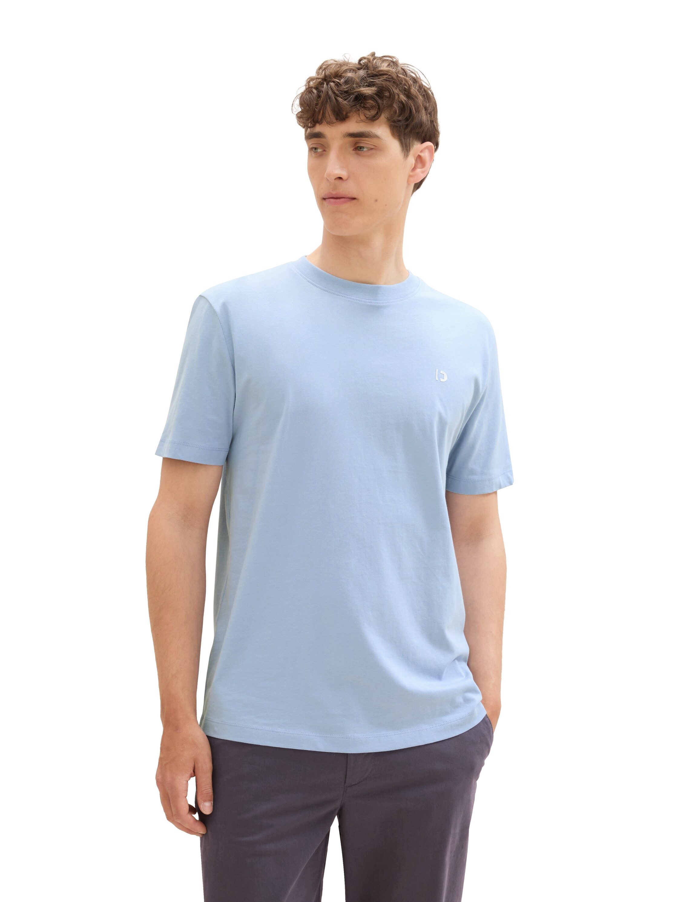 TOM TAILOR Denim T-Shirt Crewneck mit günstig online kaufen