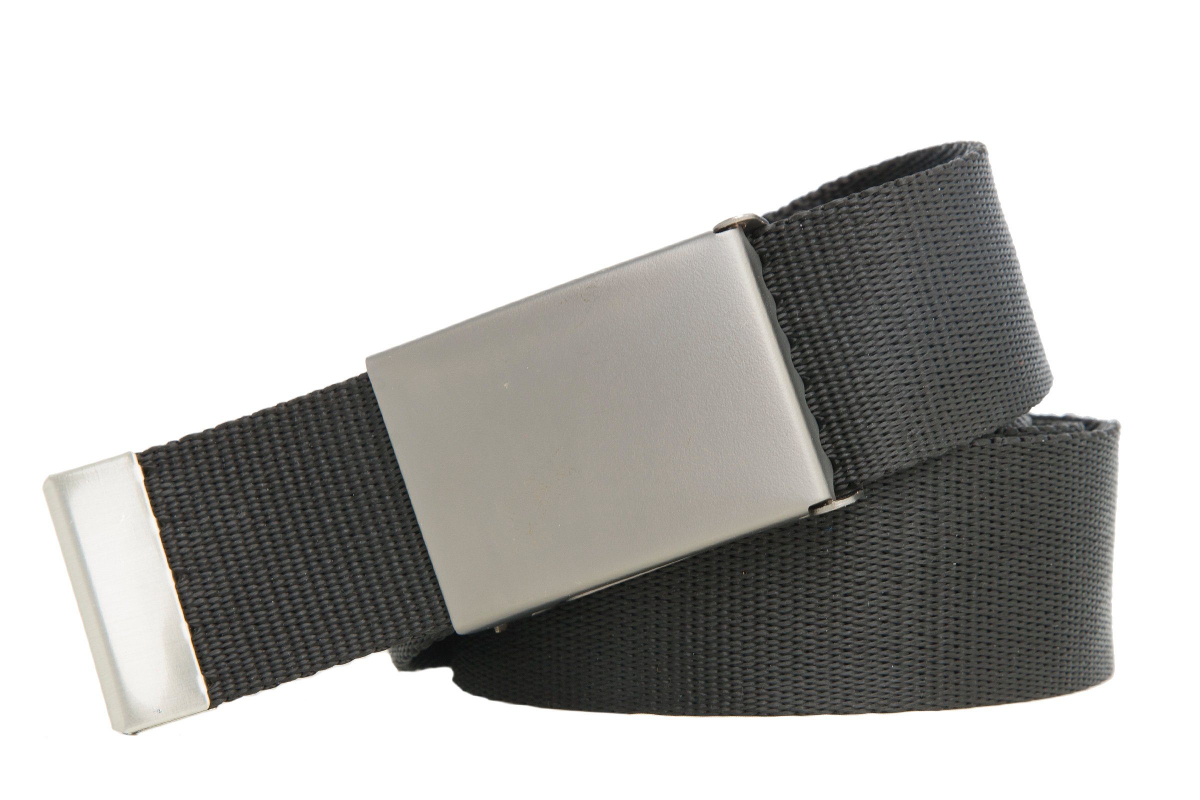 shenky Stoffgürtel Schwarzer Gürtel mit dunkler Schnalle aus Deutschland (L günstig online kaufen