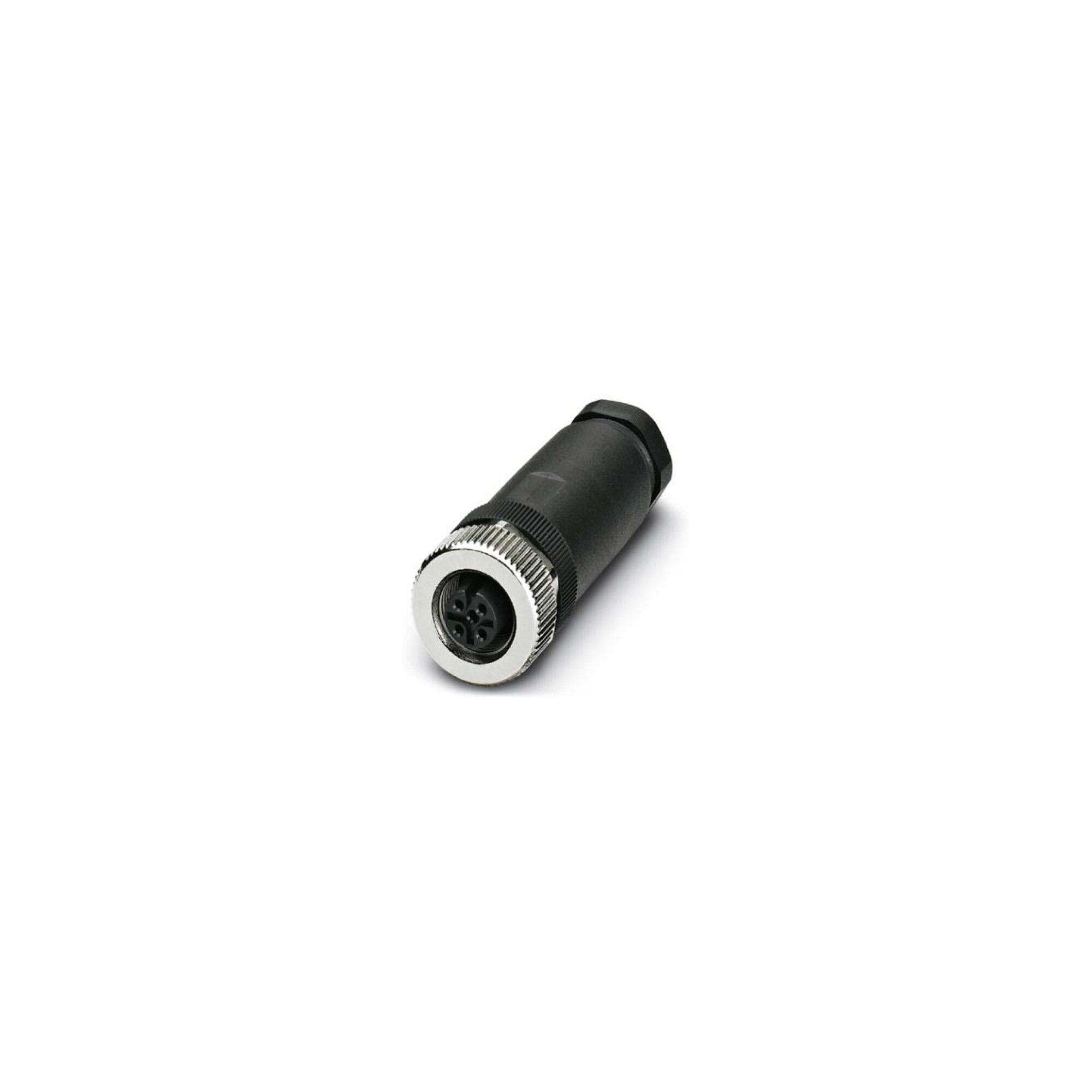 Phoenix Contact Koax-Kabelverbinder Phoenix Contact Steckverbinder 4-polig Bu/ger M12 SACC-M12FS, 1696439