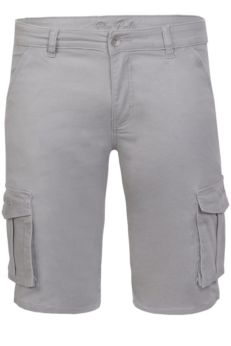 Piz Palü Trachtenjeans Jeans Bermuda Herren - WALLGAU - felsgrau, yeti