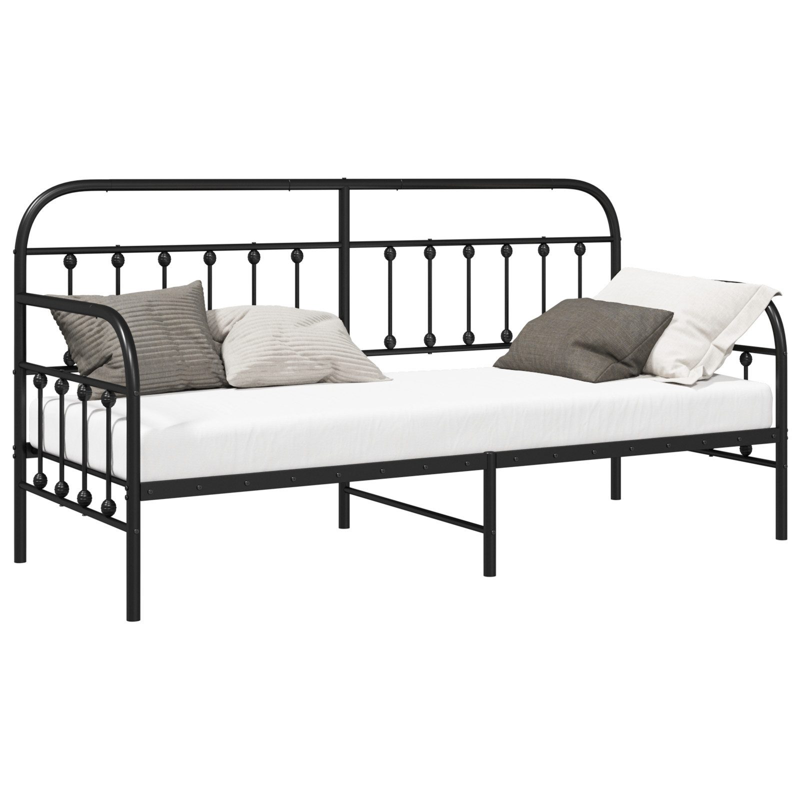 vidaXL Bett Tagesbett Schwarz 75x190 cm günstig online kaufen