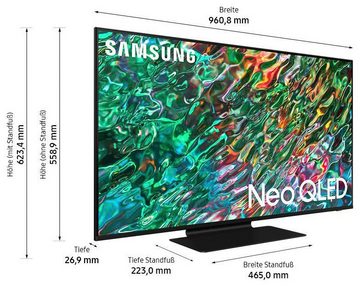 Samsung GQ43QN90BAT LED-Fernseher (108 cm/43 Zoll, 4K Ultra HD, Smart-TV)