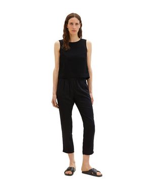 TOM TAILOR Stoffhose Cropped Loose Fit Hose