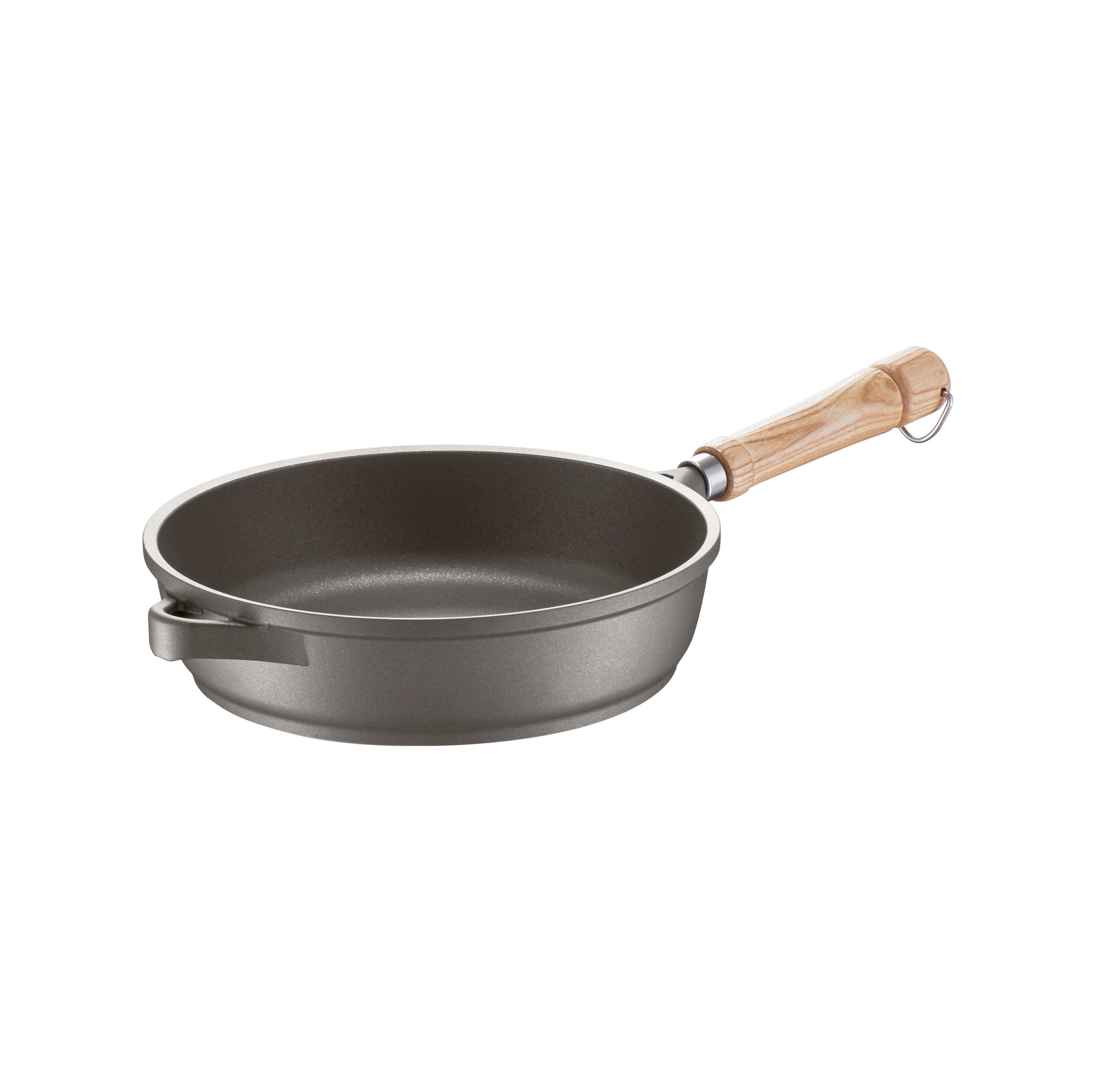 Berndes Schmorpfanne 24 oder 28 cm, Aluminium, grau - Bonanza® Induction, Aluminium-Vakuumdruckguss