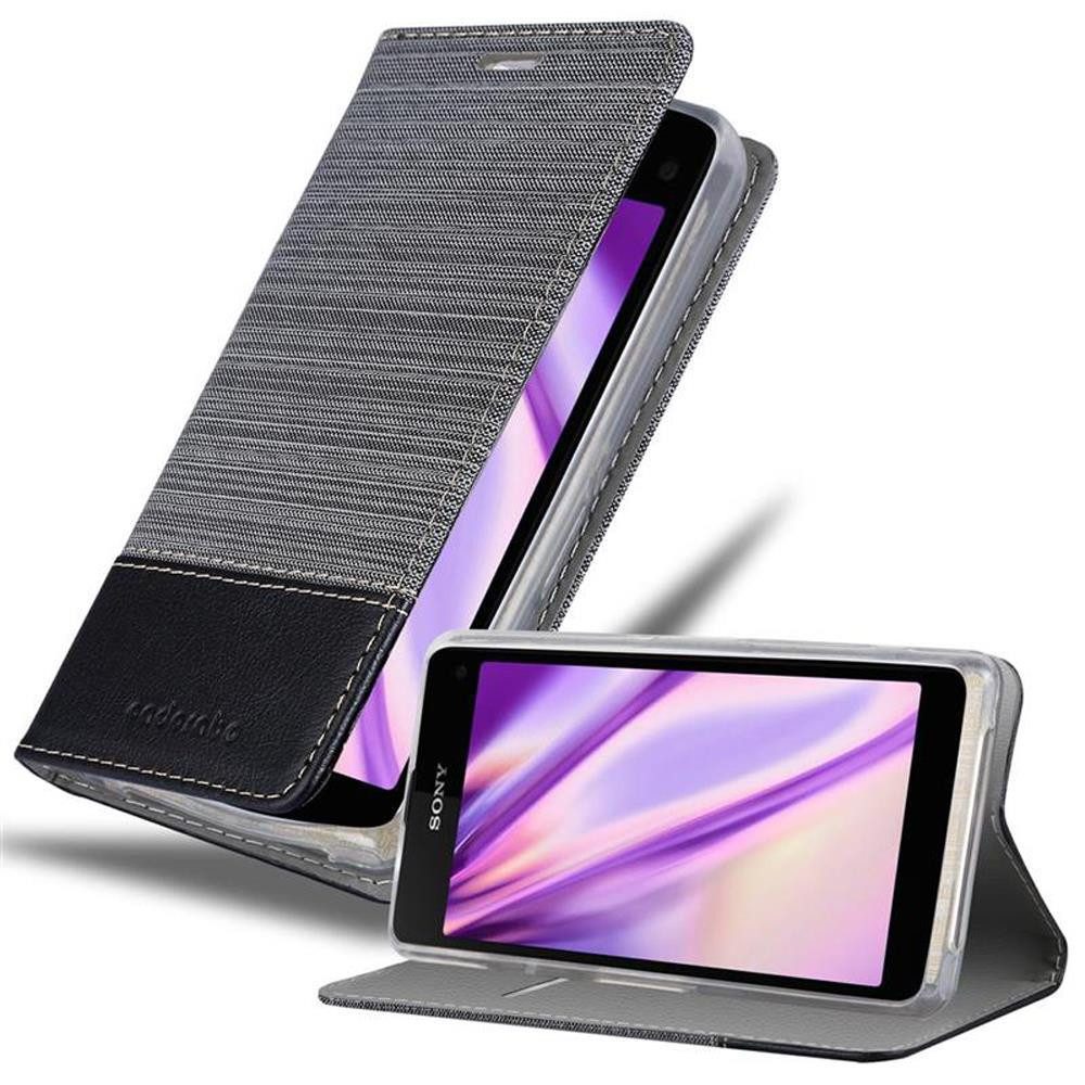 Cadorabo Handyhülle für Sony Xperia Z1 COMPACT Hülle Sony Xperia Z1 COMPACT, Klappbare Handy Schutzhülle - Hülle - mit Standfunktion und Kartenfach