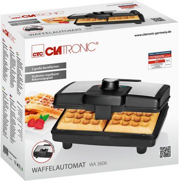 CLATRONIC Waffeleisen WA 3606, 800 W