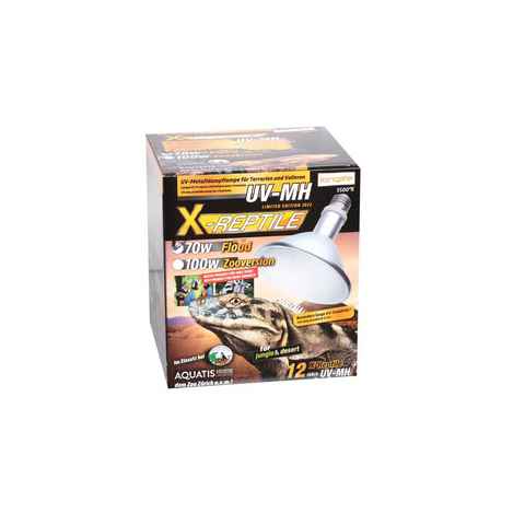 M&S Reptilien Terrarium X-Reptile HID-Lampe (UV-Lampe) 70 Watt FLOOD (ZOO-Version)