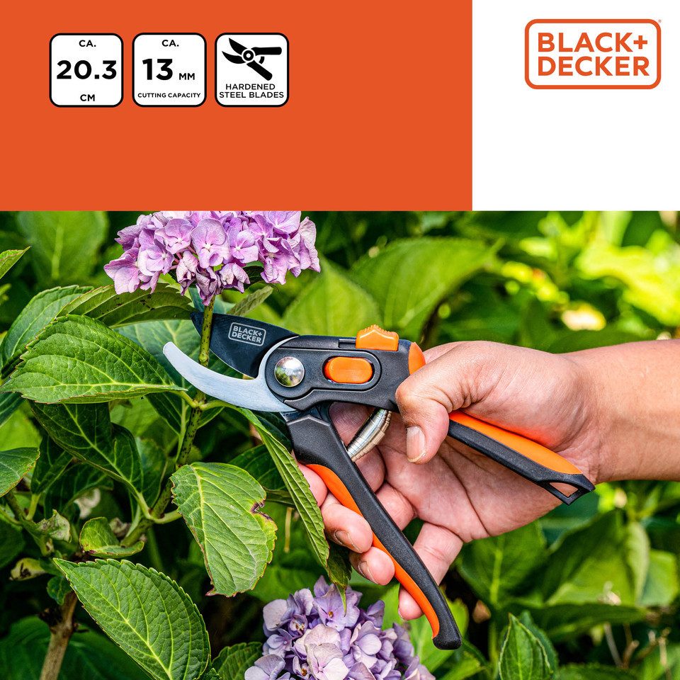 Black + Decker Gartenschere BLACK+DECKER Gartenschere 20,3 cm