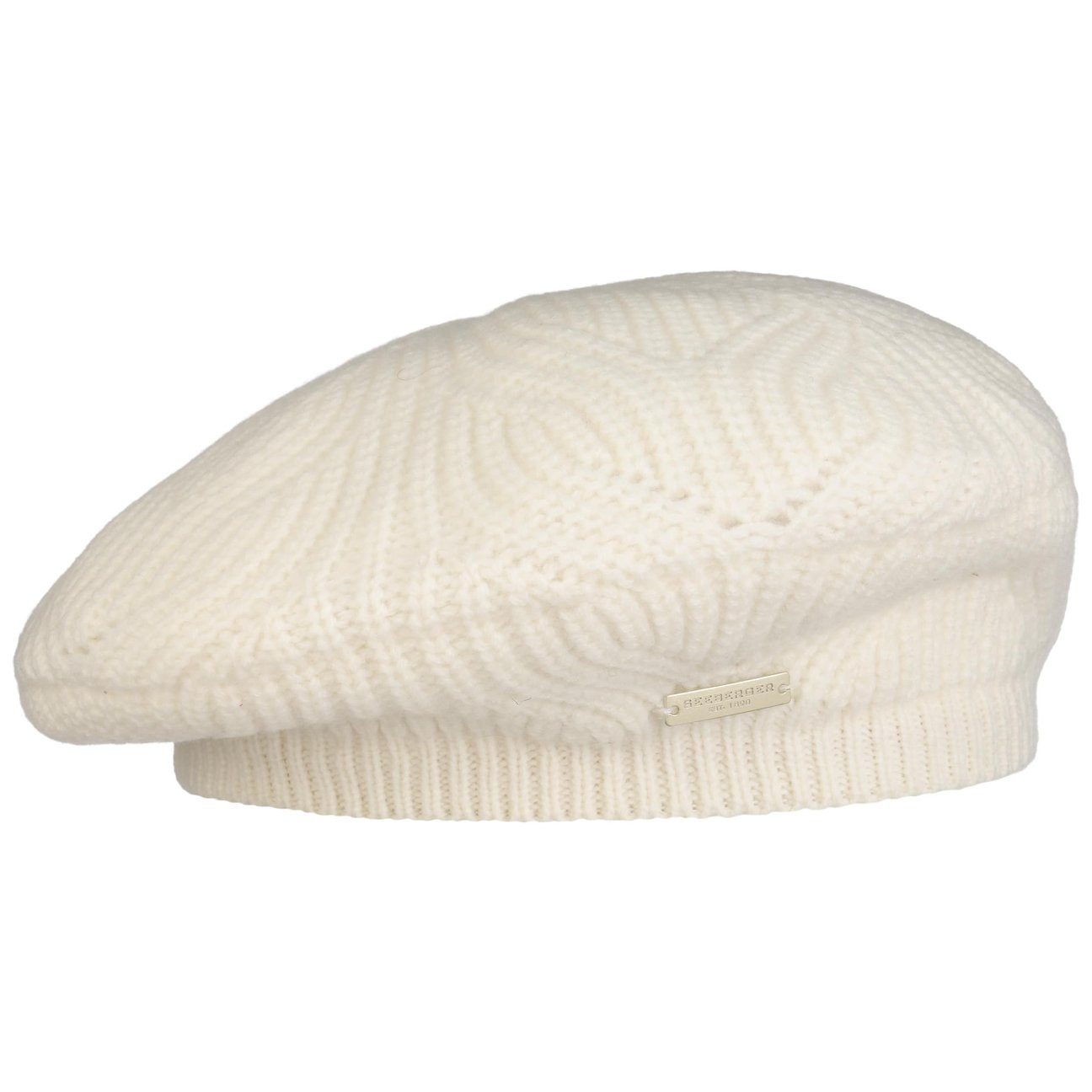 Seeberger Baskenmütze (1-St) Winterbaske mit Futter