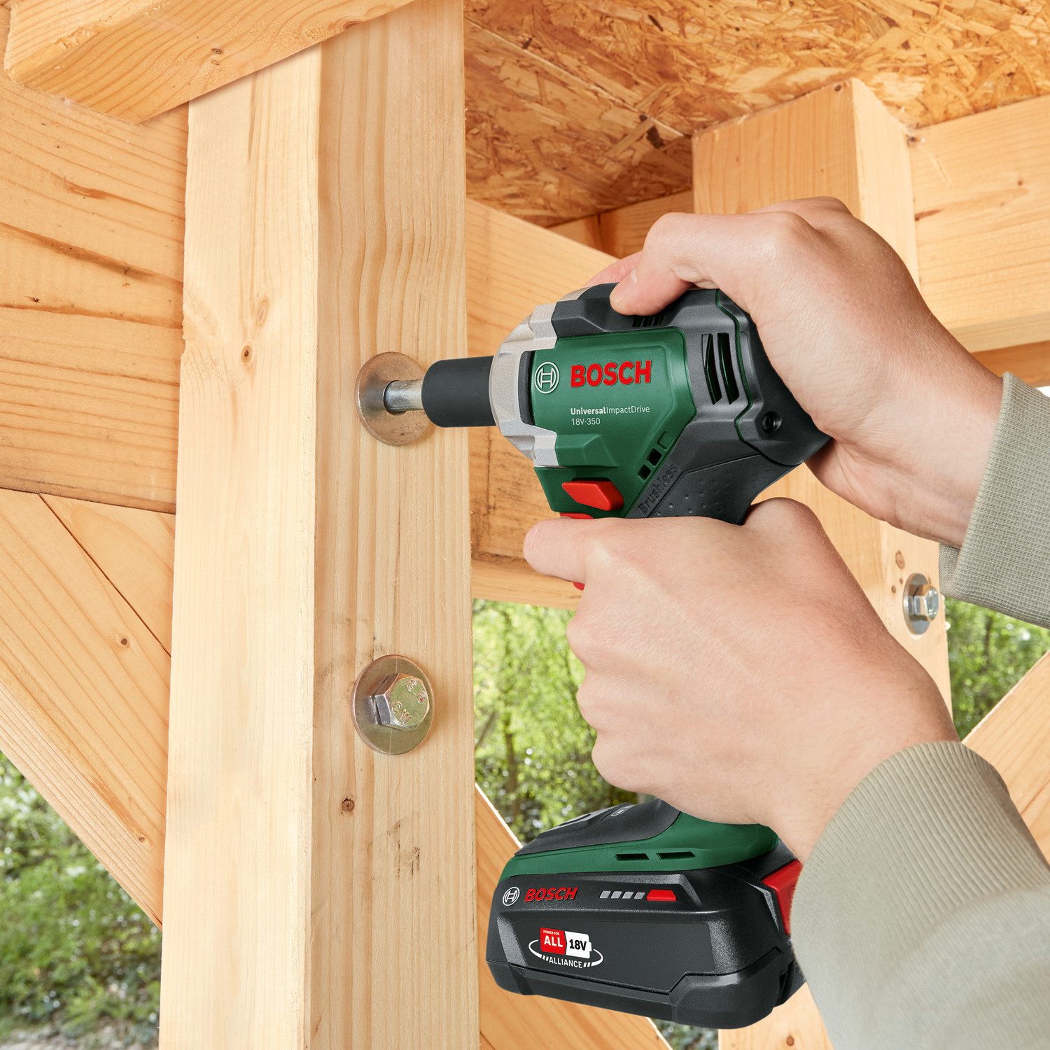 Bosch Home & Garden Akku-Drehschlagschrauber »UniversalImpactDrive 18V-350«, ohne Akku, ohne Ladegerät – Bild 4 von 5