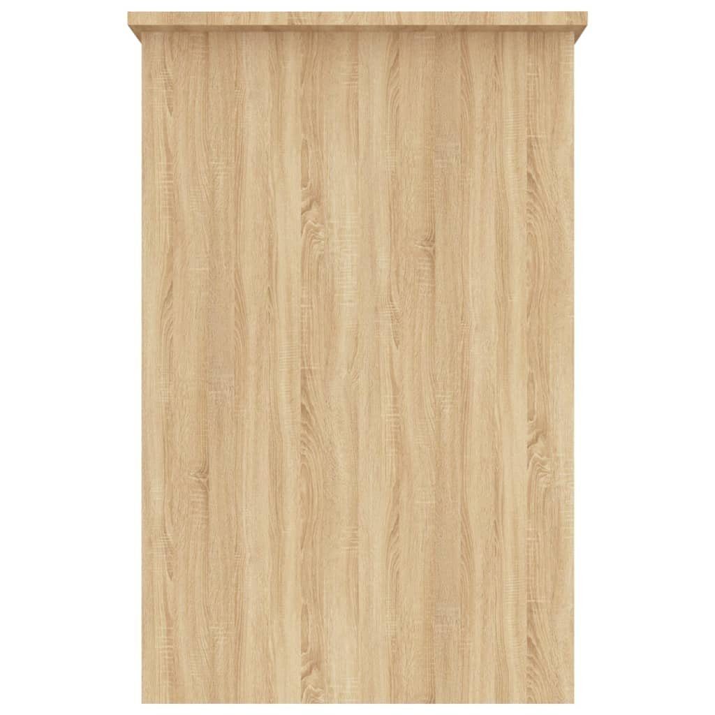 Schreibtisch Holzwerkstoff Sonoma-Eiche 100x50x76 furnicato cm