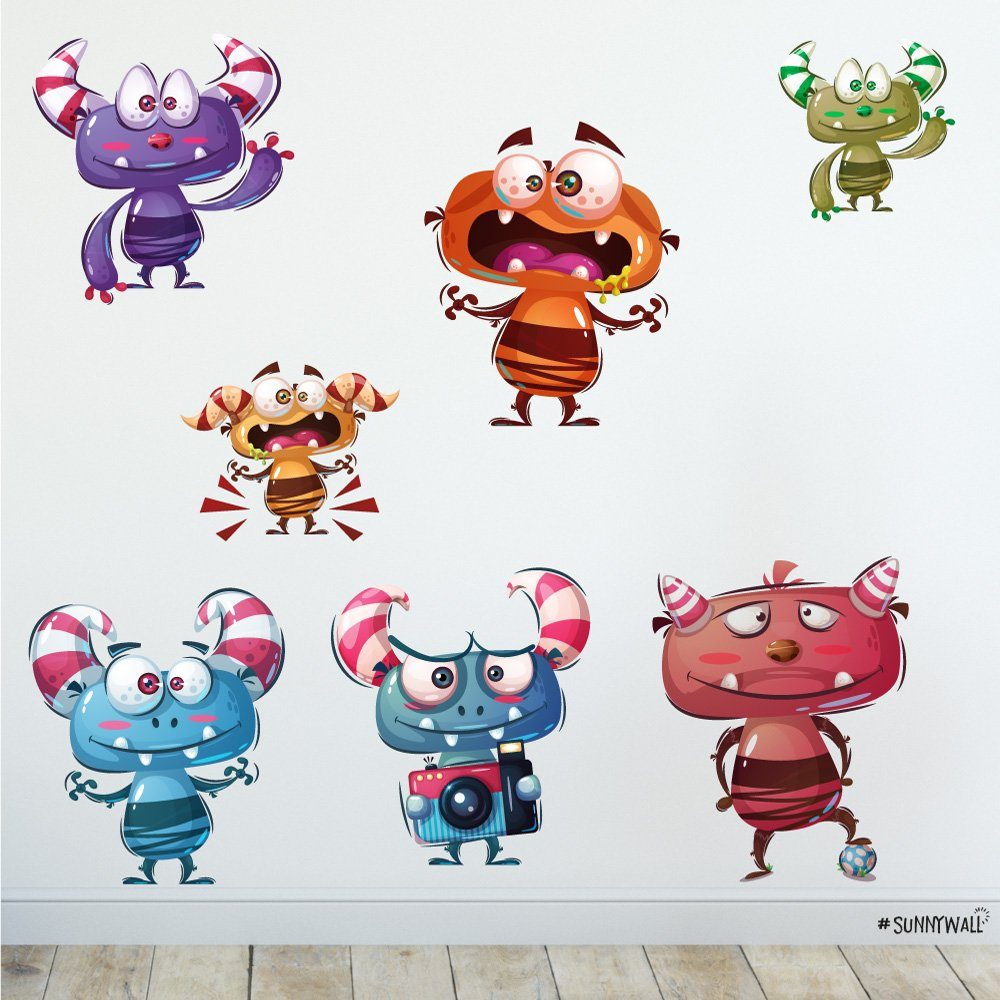 Sunnywall Wandtattoo Wandsticker - Monster - günstig online kaufen