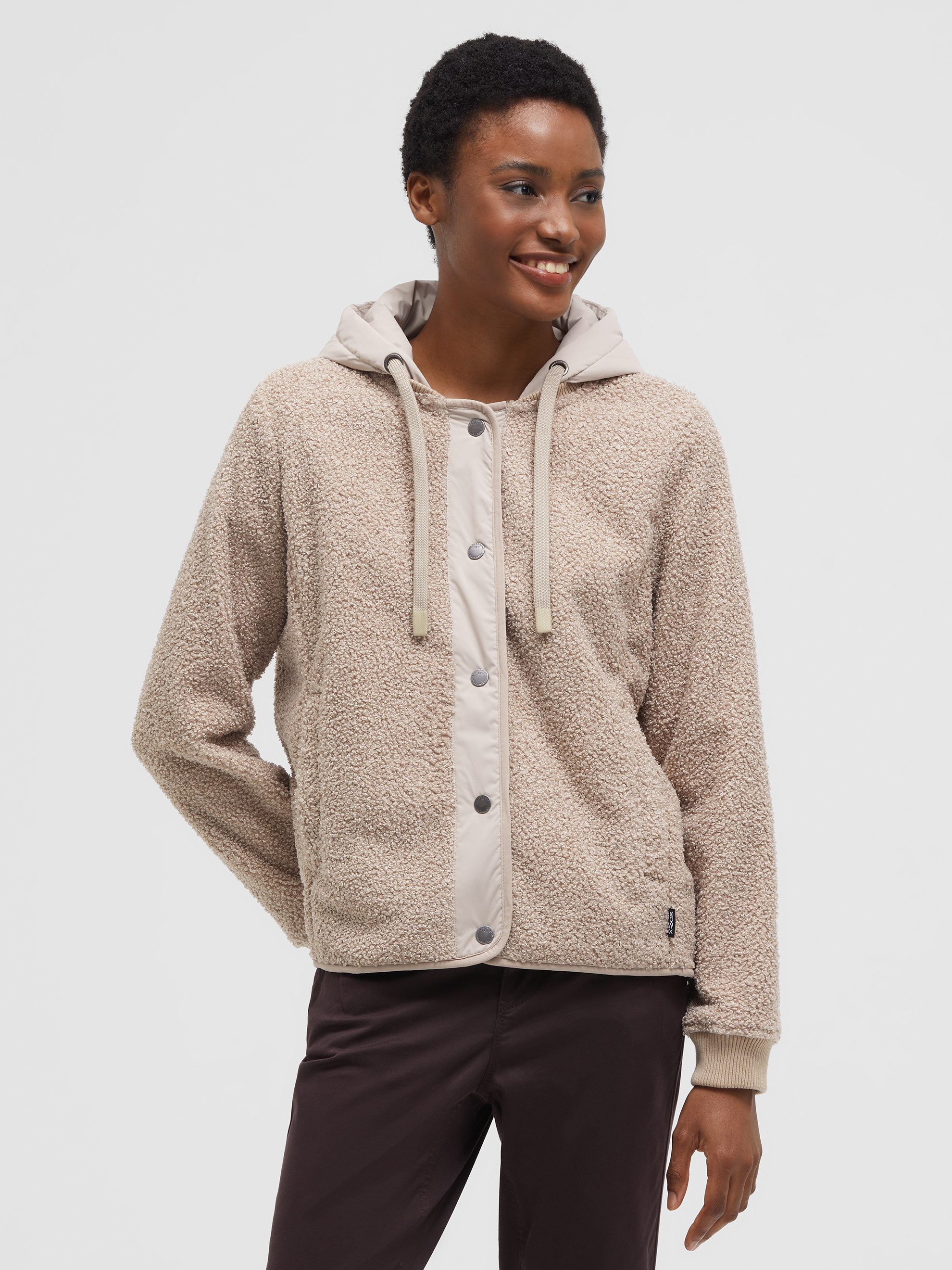 SOCCX Outdoorjacke mit abtrennbarer Kapuze