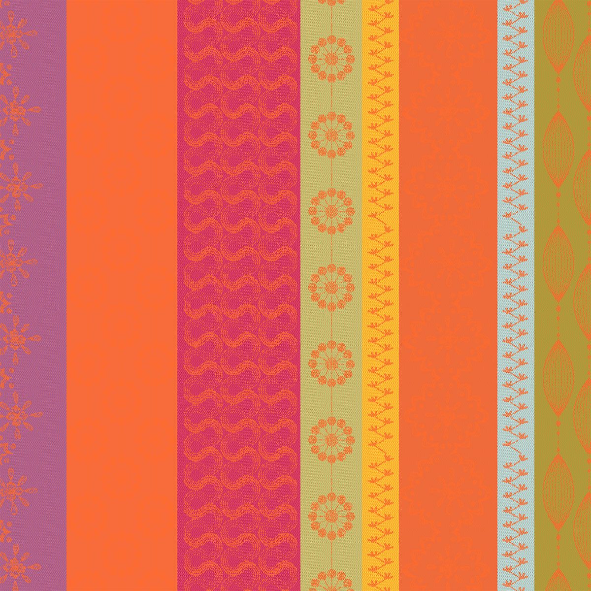 Stoffserviette Servietten (4x Set) Mille Broderies Samba 48x48 cm