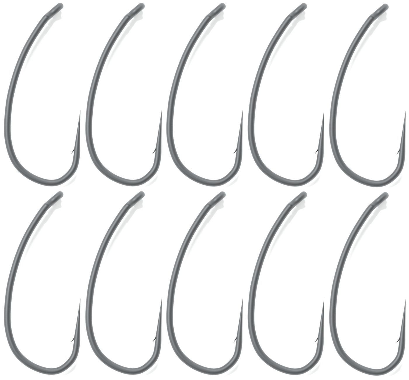 Karpfenhaken RidgeMonkey Ape-X Medium Curve Barbed - 10 Karpfenhaken