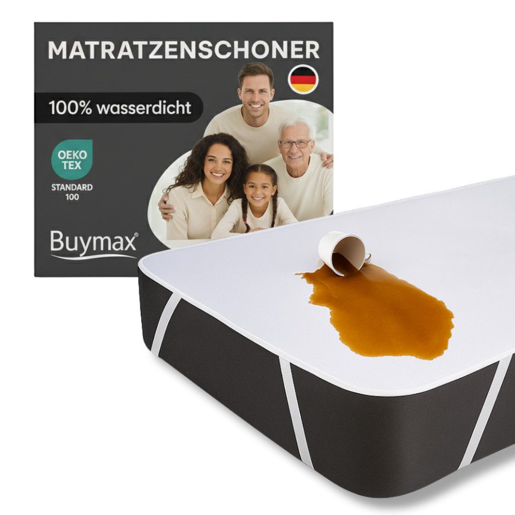Matratzenschoner Matratzenauflage Buymax, 2-er Set Wasserdichter Matratzens günstig online kaufen