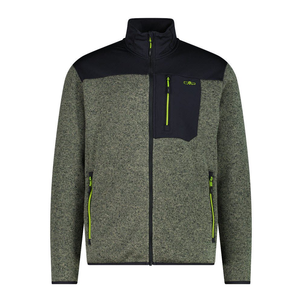 Strickfleecejacke