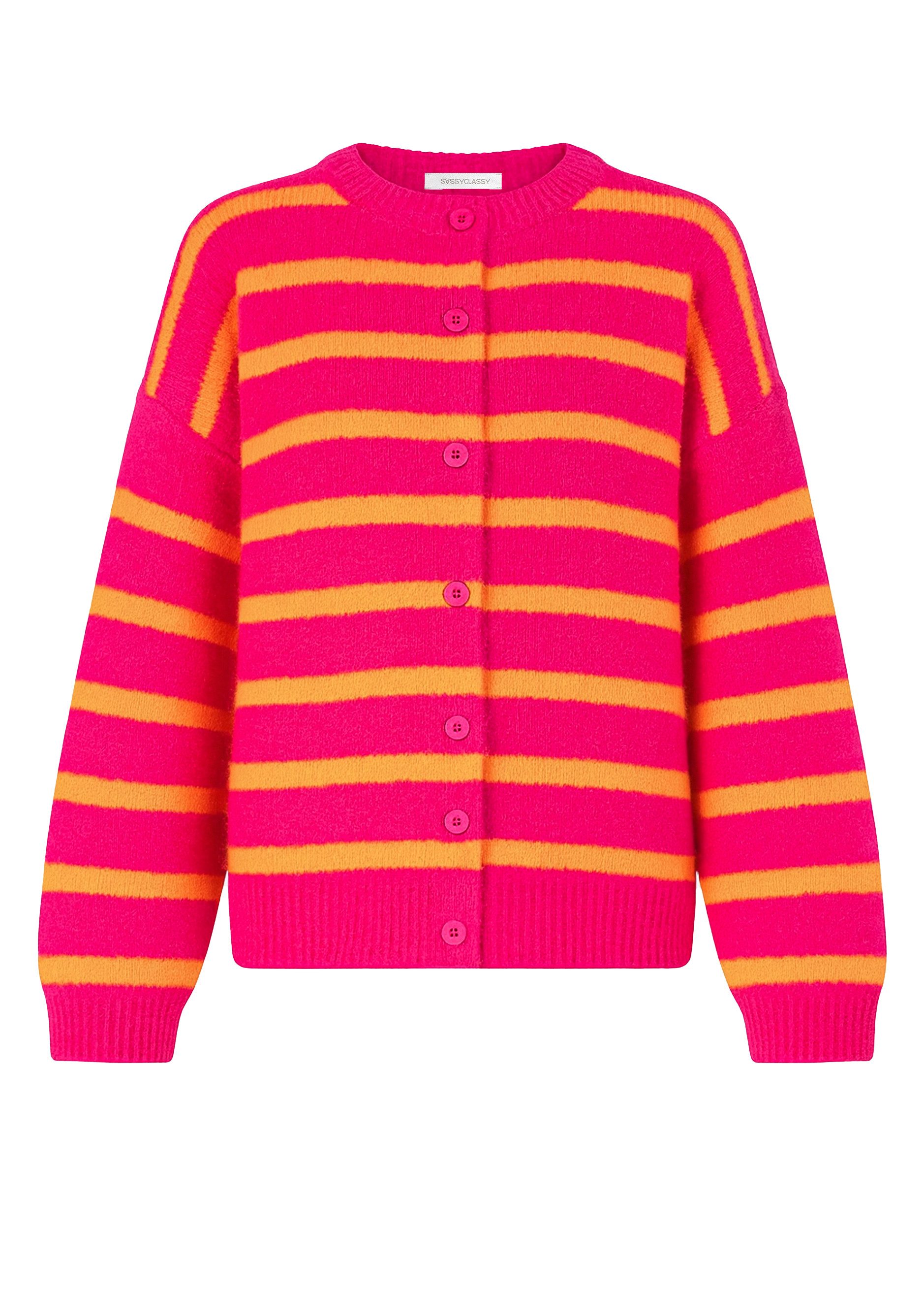 Cardigan Cardigan mit Streifen für Damen