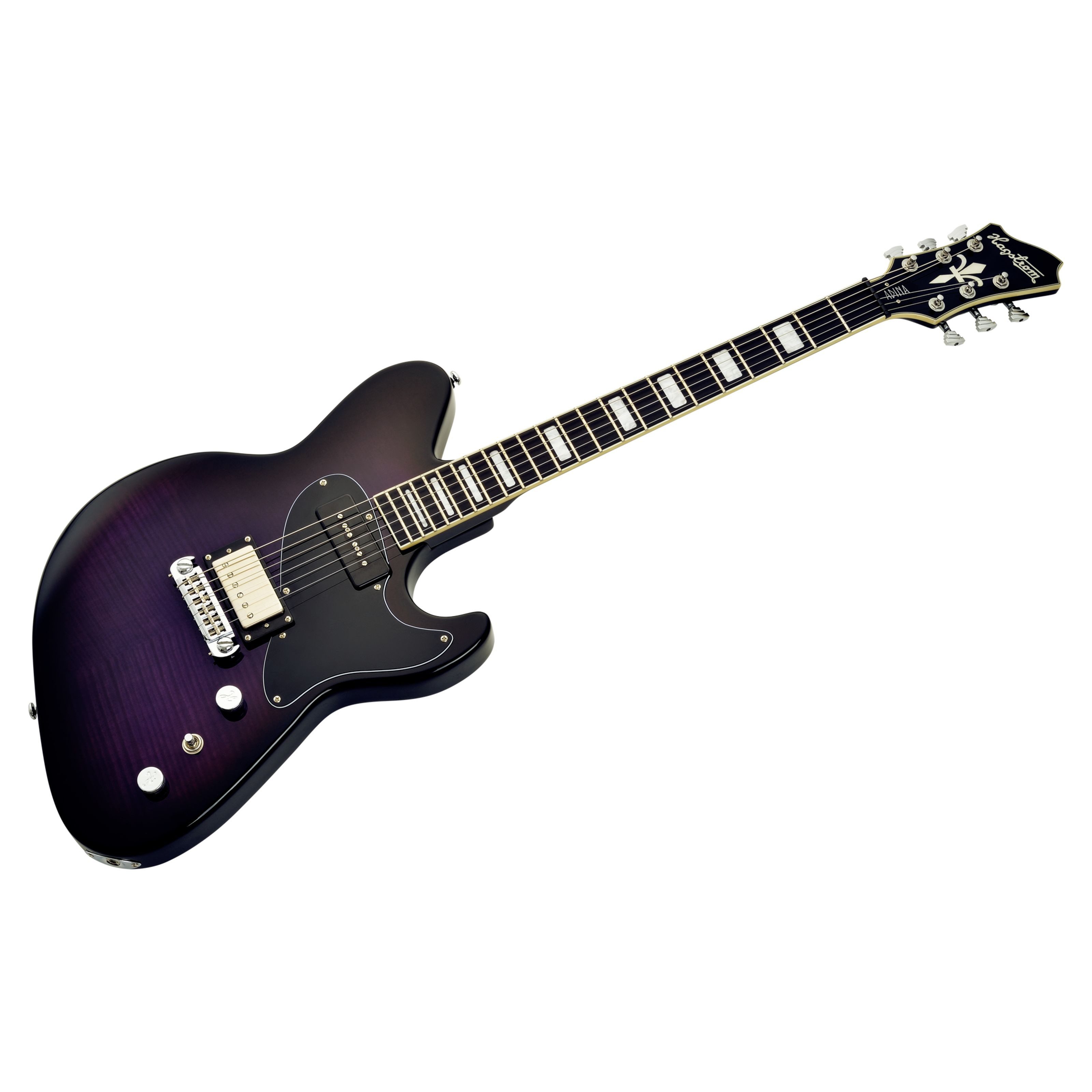 Hagstrom E-Gitarre, E-Gitarren, Andere Modelle, Adina Purple Burst - E-Gitarre