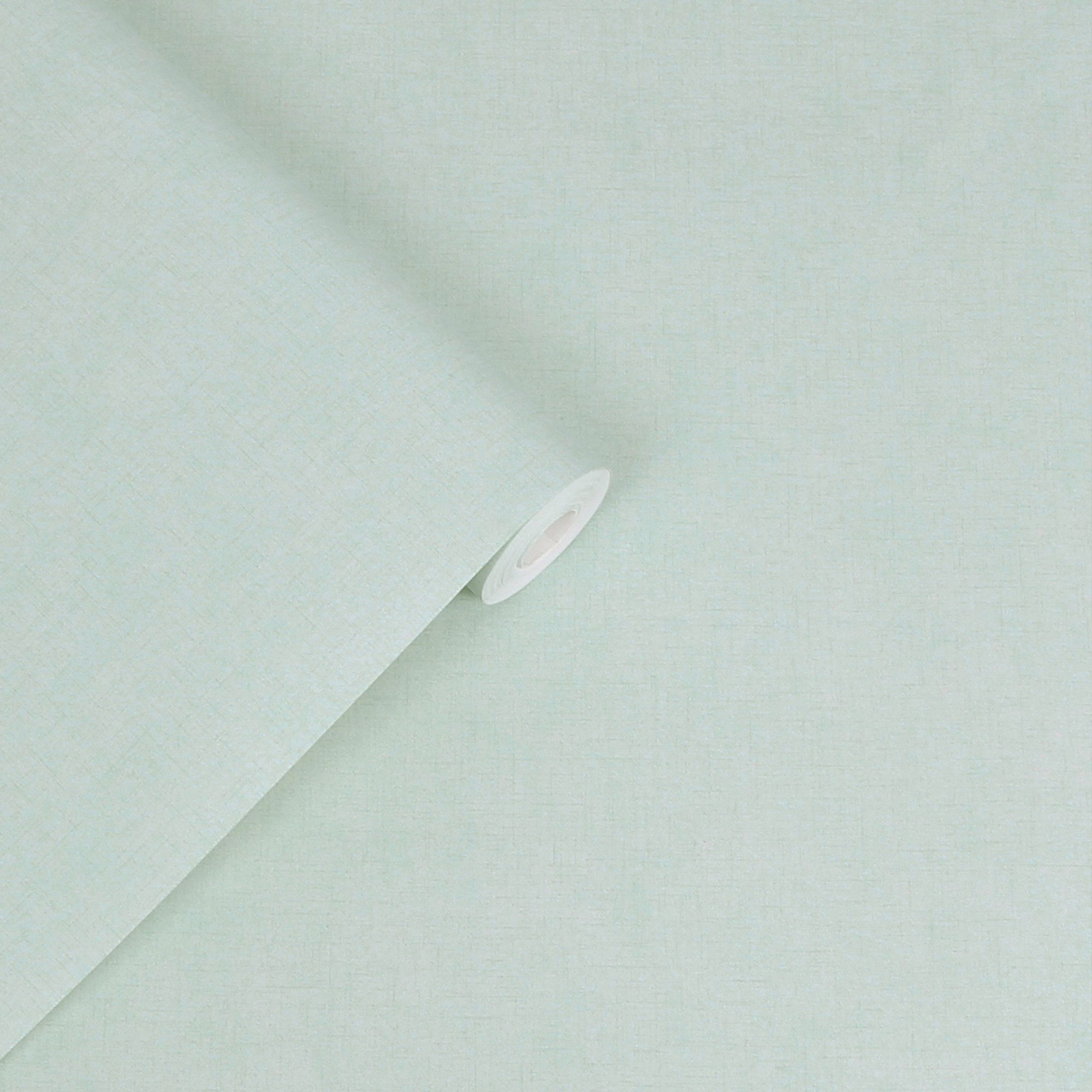 LAURA ASHLEY Vliestapete Uni Duck Egg, glatt, (1 St), 10mx52cm (ca. 5m2)