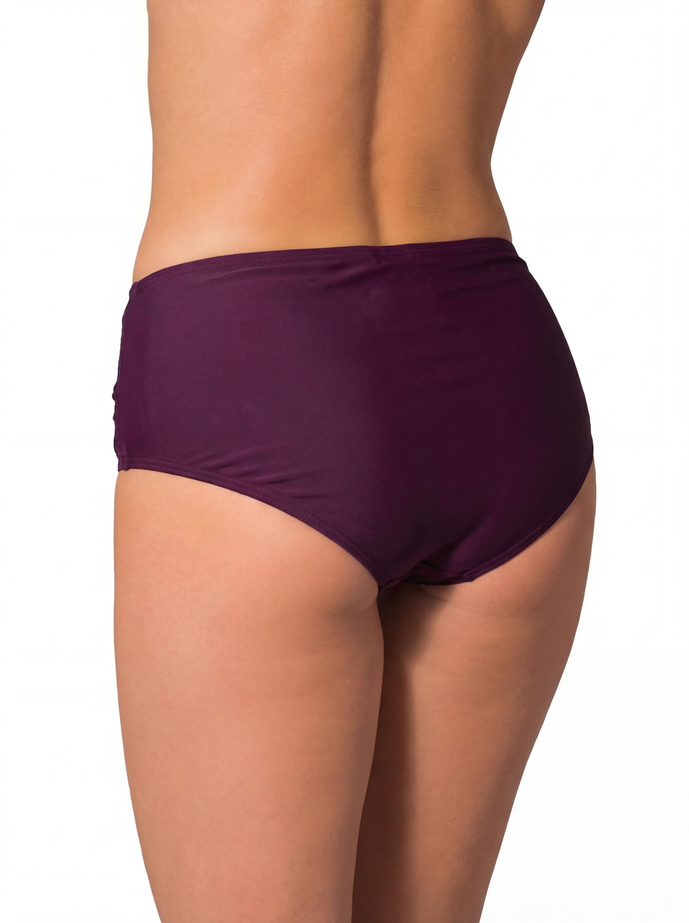 Aquarti Bikini-Hose Aquarti Damen Bikinihose Hotpants mit seitlichen Raffungen