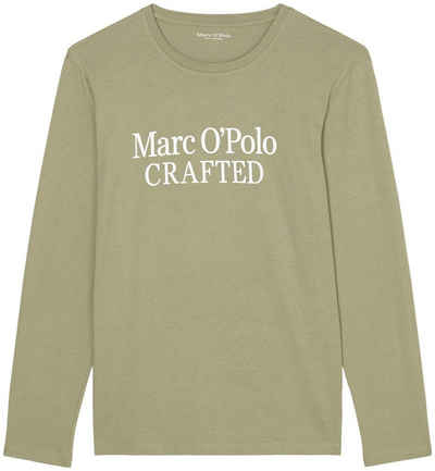 Marc O'Polo Langarmshirt CRAFTED in schmaler Passform