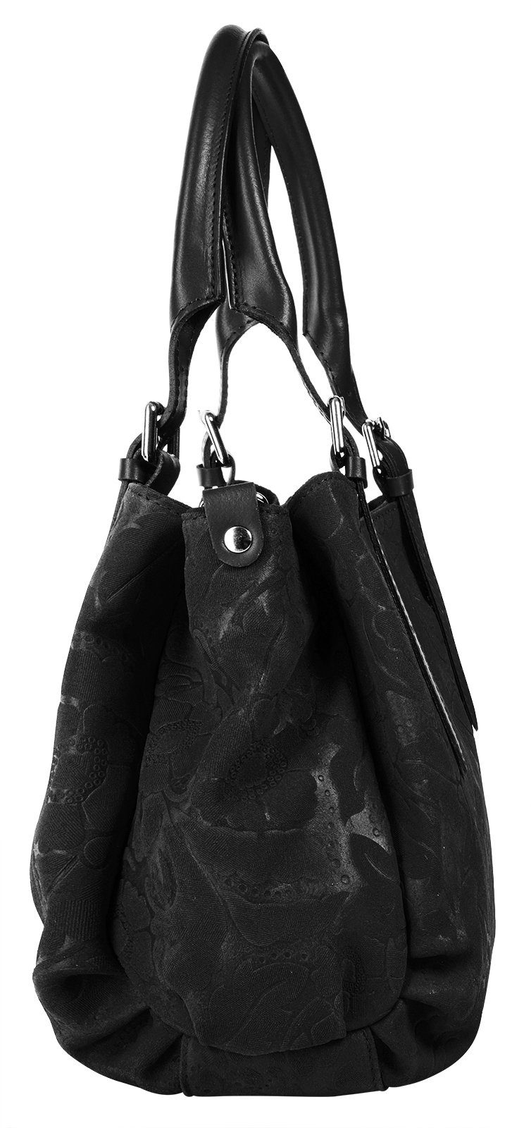 Samantha Look Henkeltasche SAMANTHA LOOK Damen echt Leder, Made in Italy, echt Leder, Made in Italy – Bild 5 von 5