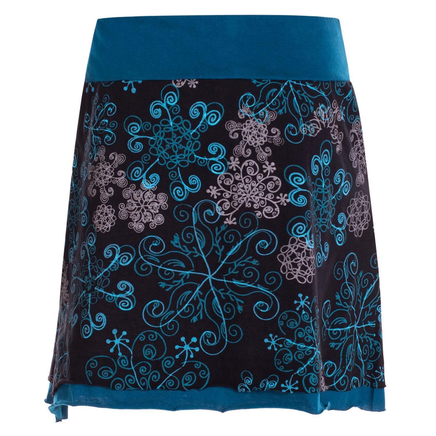 Vishes Sommerrock Kurzer Damen Sommer-Rock Sommerröcke mit Blüten bunt bedr günstig online kaufen