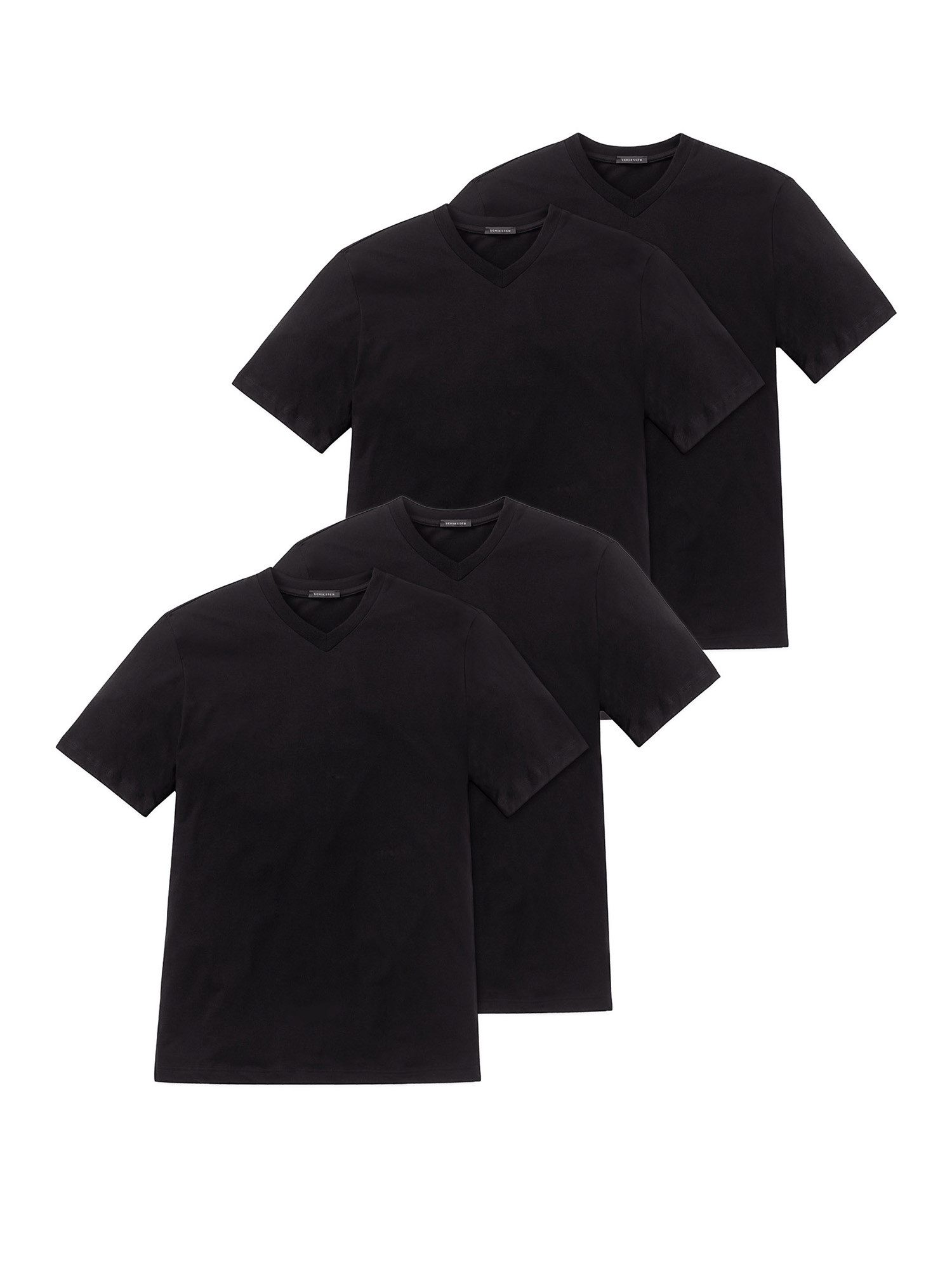 Schiesser T-Shirt American Shirt (4-tlg) unterziehshirt günstig online kaufen