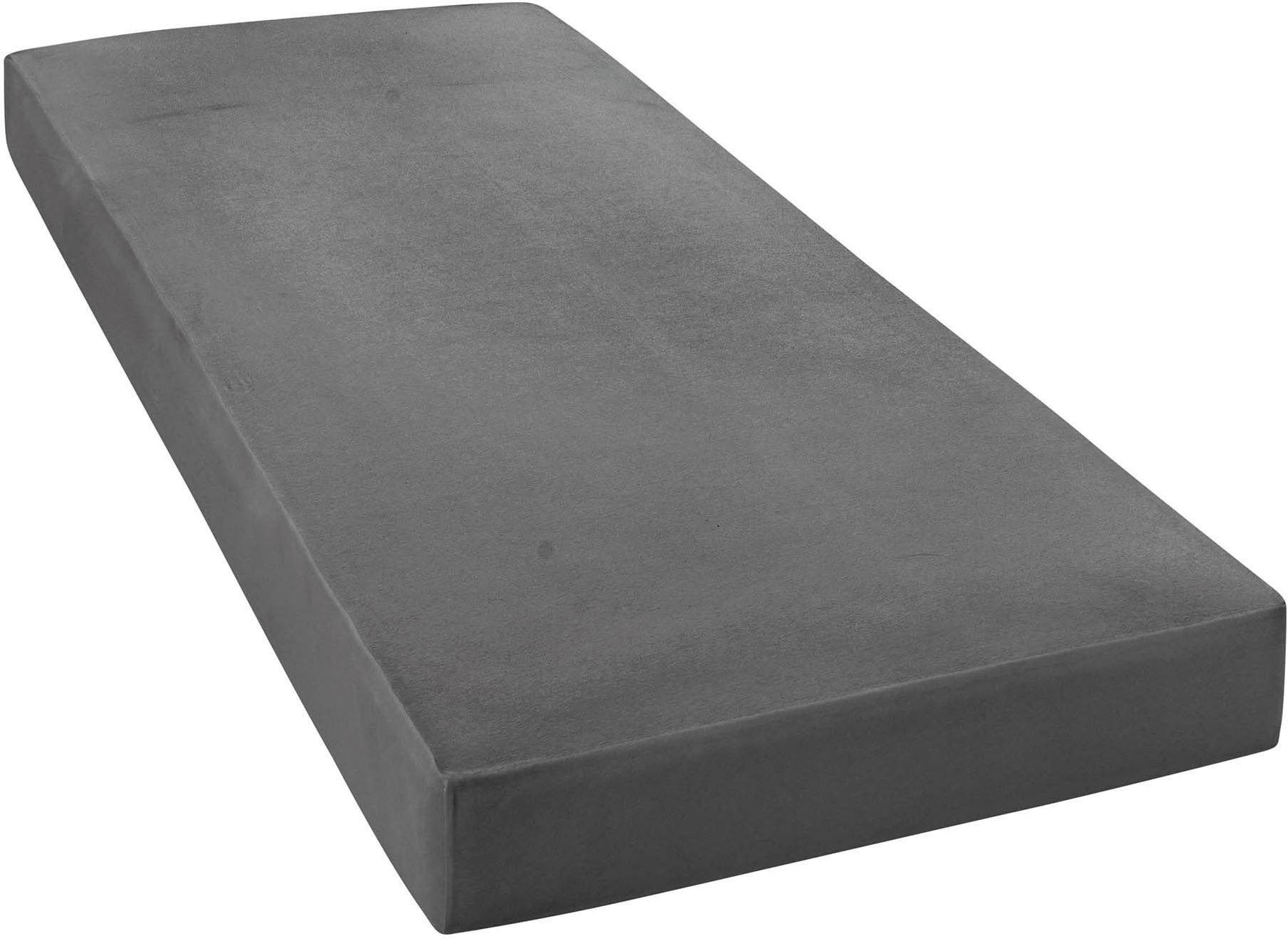 Janine Spannbettlaken MAKO-FEINJERSEY 5007, Mako-Jersey, Gummizug: rundum, (1 Stück), aus 100% Baumwolle, für Matratzen bis 26 cm Höhe