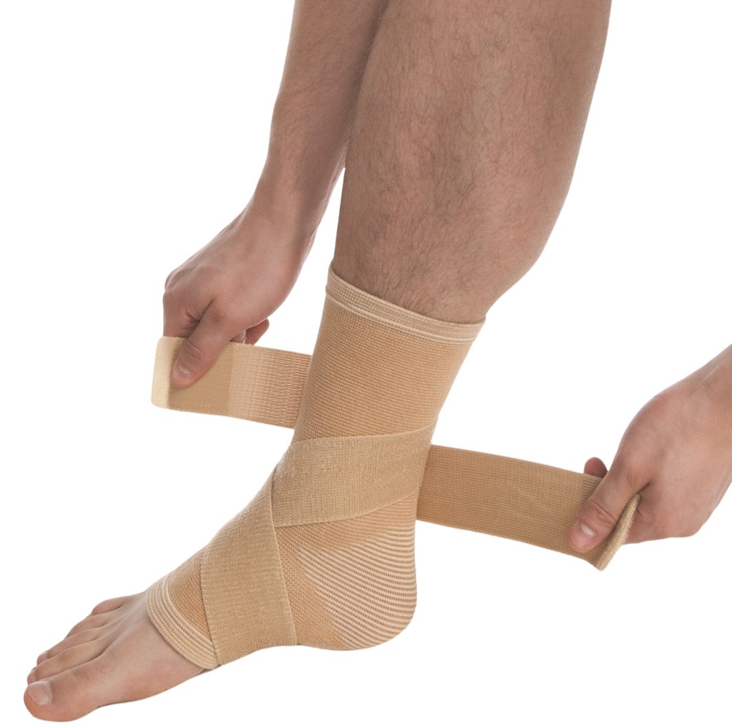 MedTex Fußgelenkbandage Fußgelenkbandage Bandage Sprunggelenk Sport MT7025