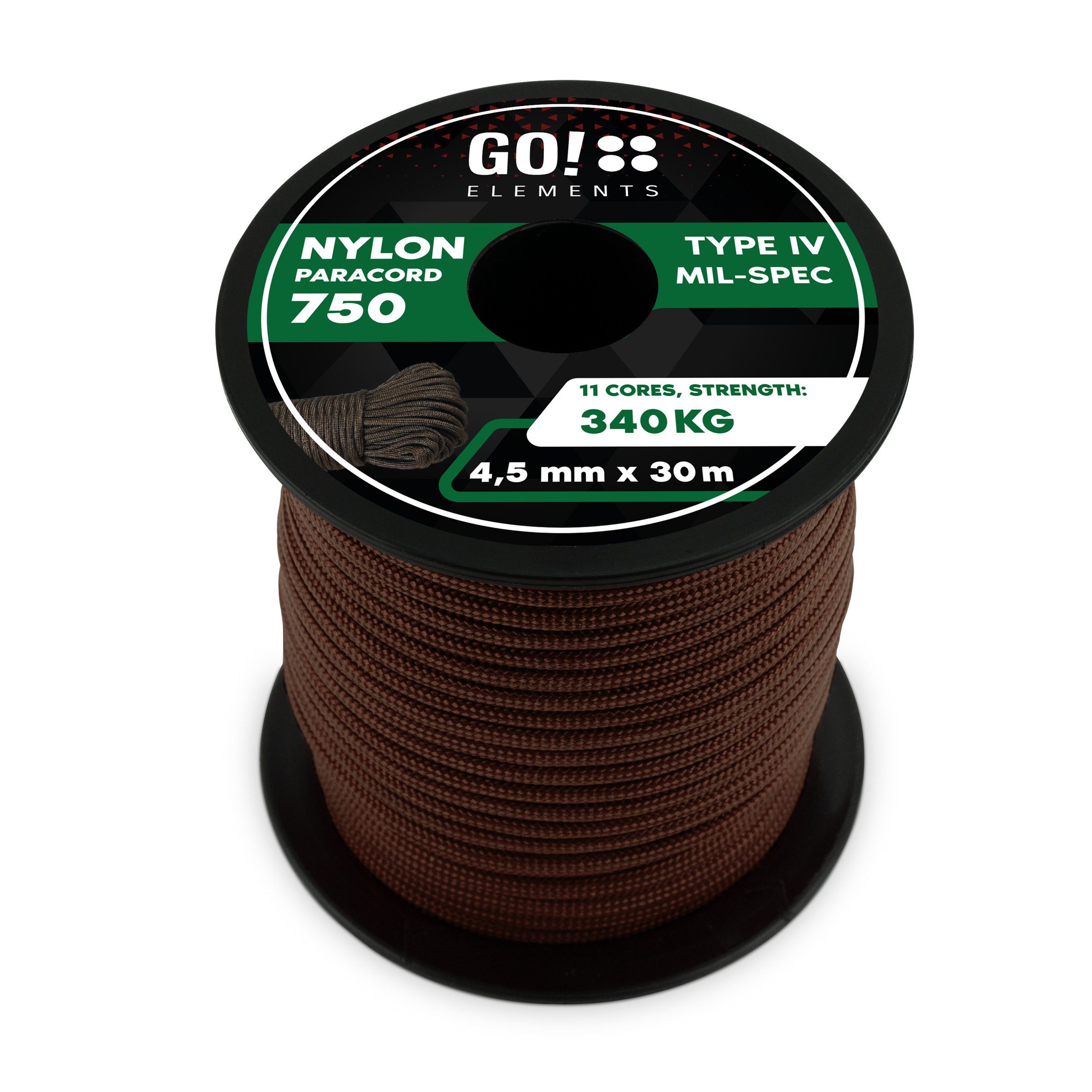 GO!elements Paracord 750 - 4,5mm Seil