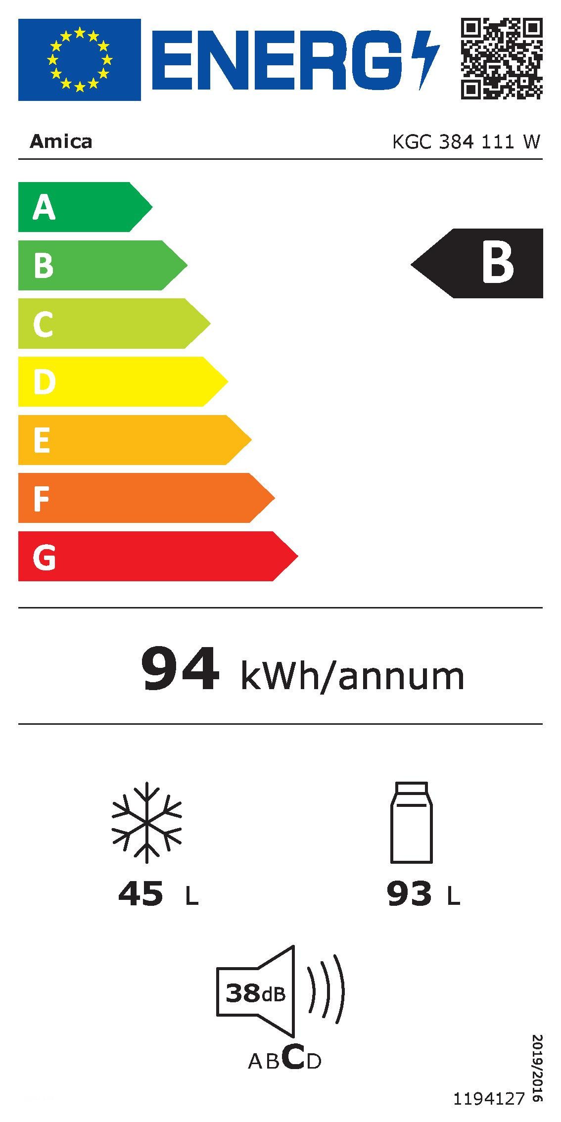 Energieeffizienzklasse: 