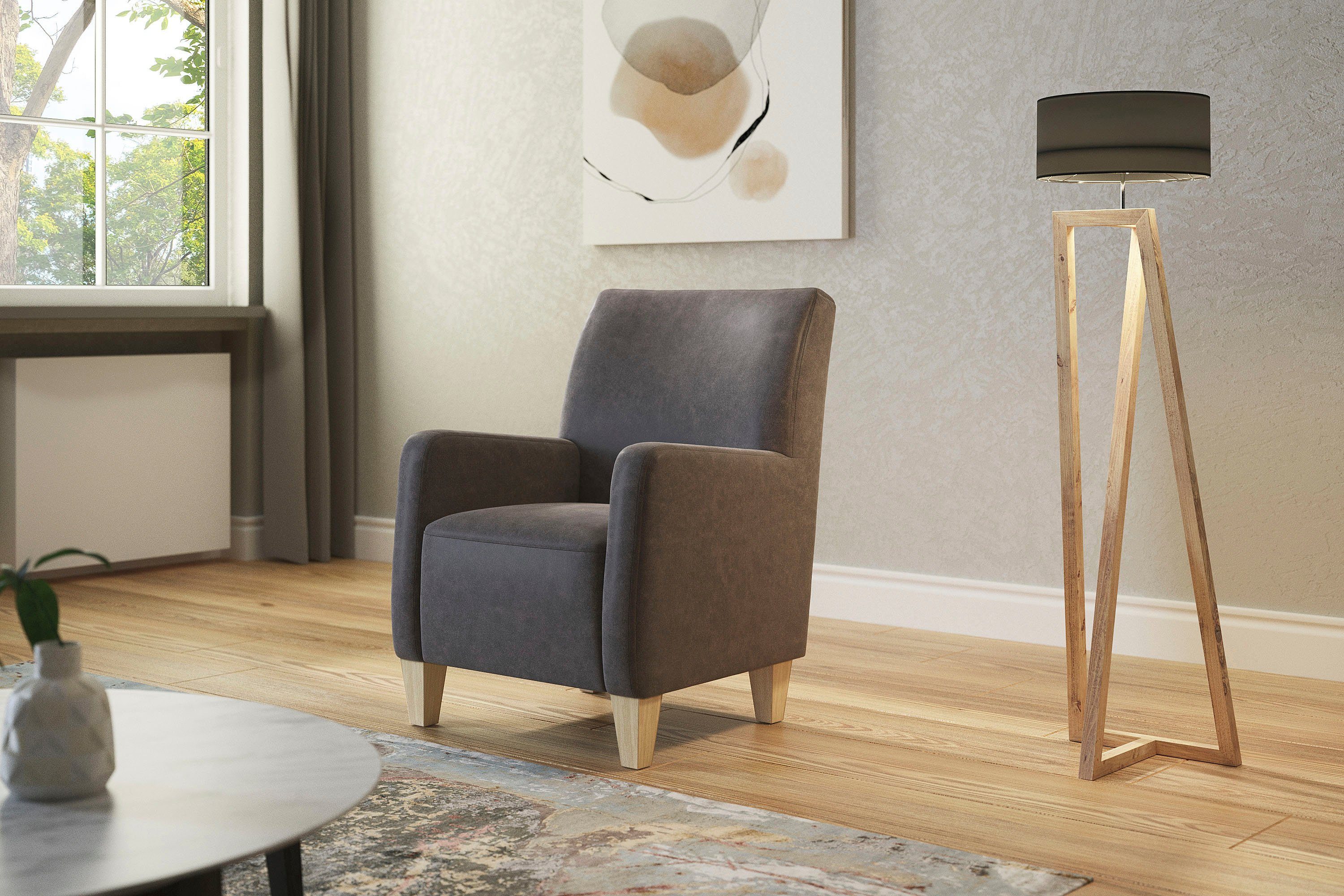 Home affaire Sessel Viva, mit Federkern, günstig online kaufen