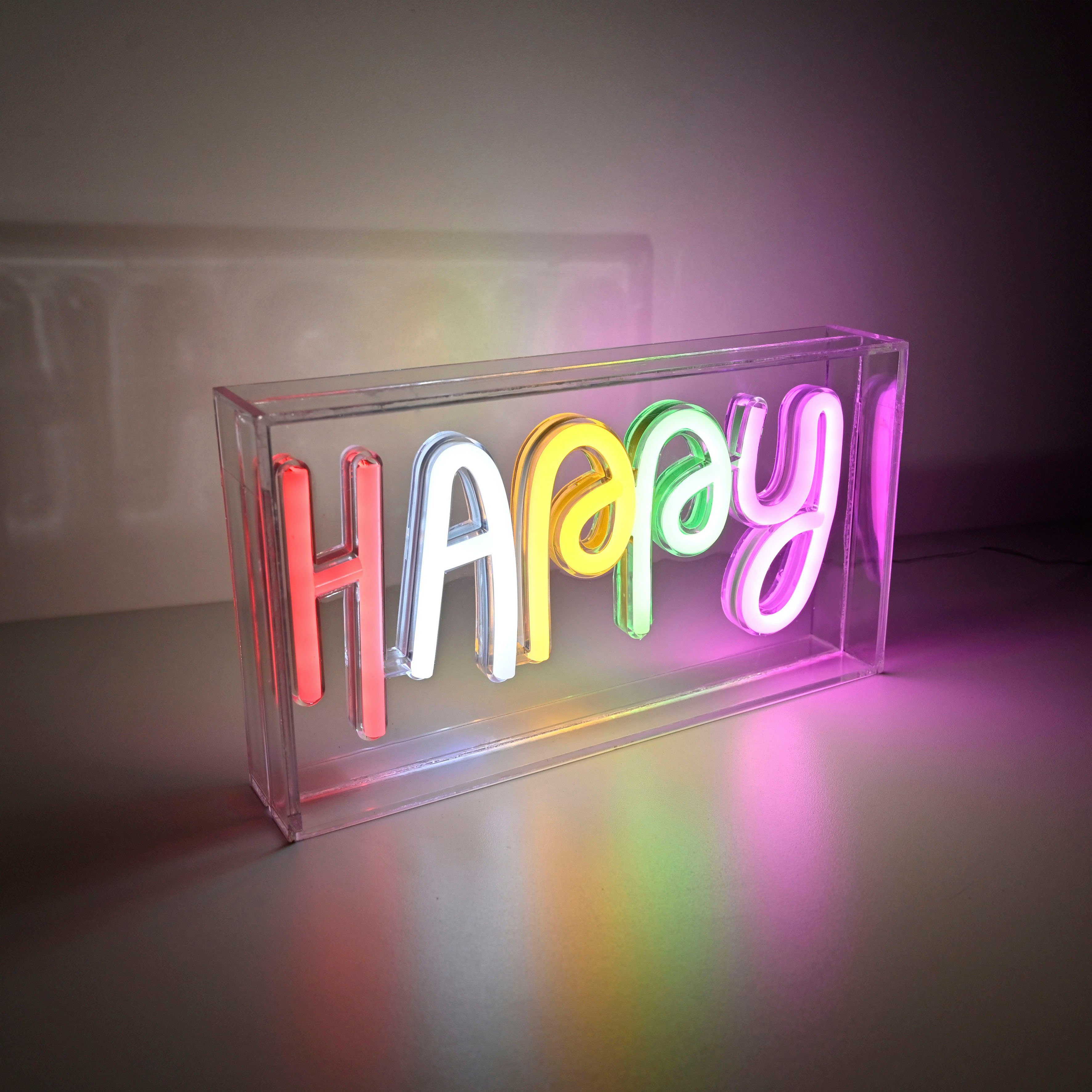 JUST LIGHT LED Wandleuchte NEON-HAPPY, LED günstig online kaufen