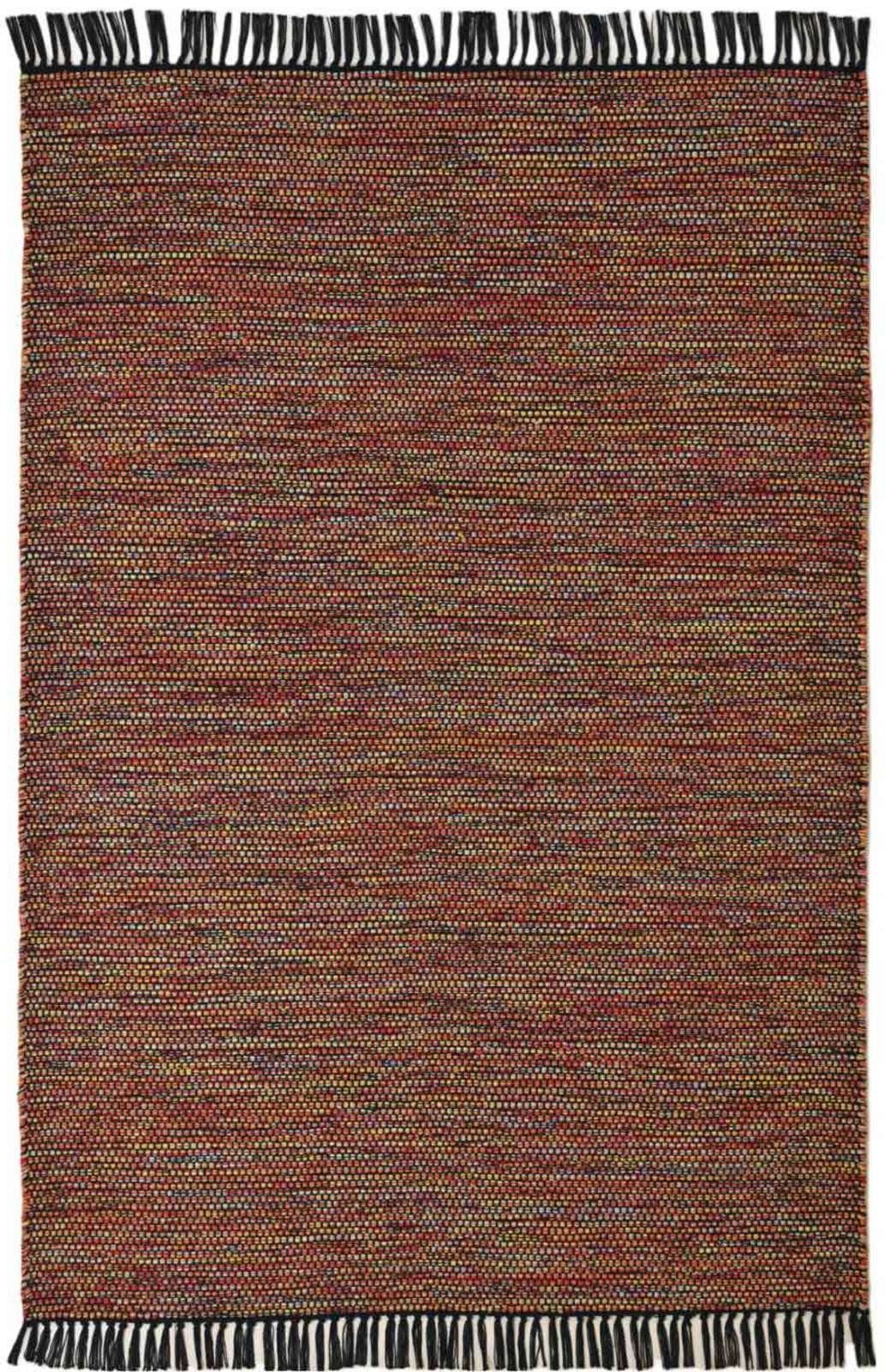 TaraCarpet Wollteppich Handwebteppich Borkum 100% Baumwolle, günstig online kaufen