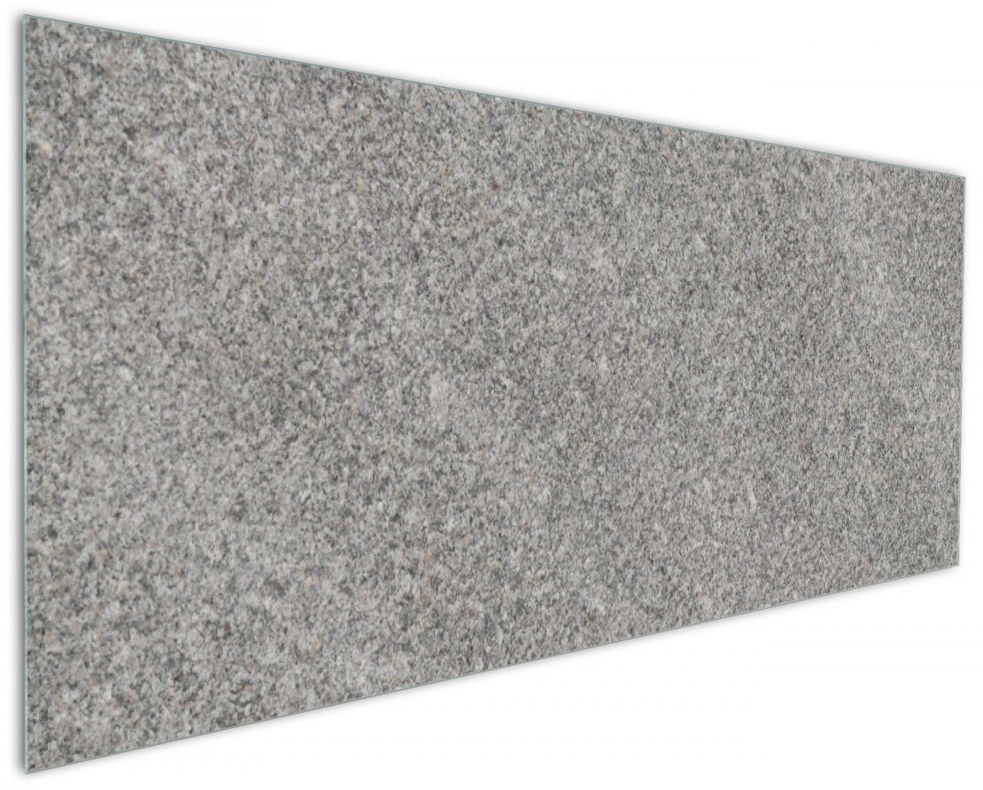 Wallario Küchenrückwand Muster grauer Marmor Optik -Granit - marmoriert, (1-tlg) | Küchenrückwände