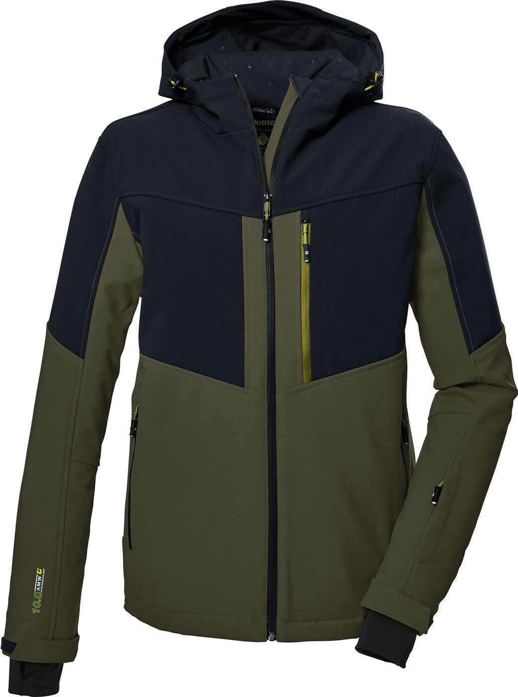 Killtec Skijacke KSW 67 MN SKI SFTSHLL JCKT dark moss