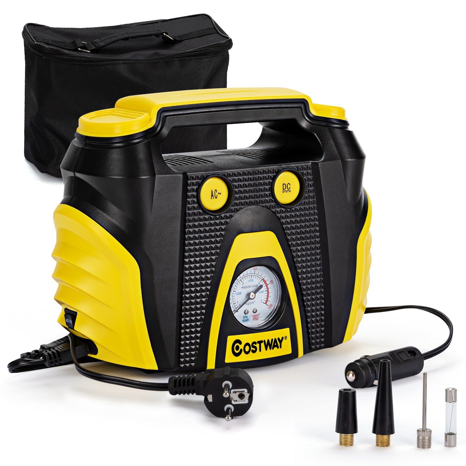 COSTWAY Kompressor »Luftkompressor Auto Reifenpumpe
