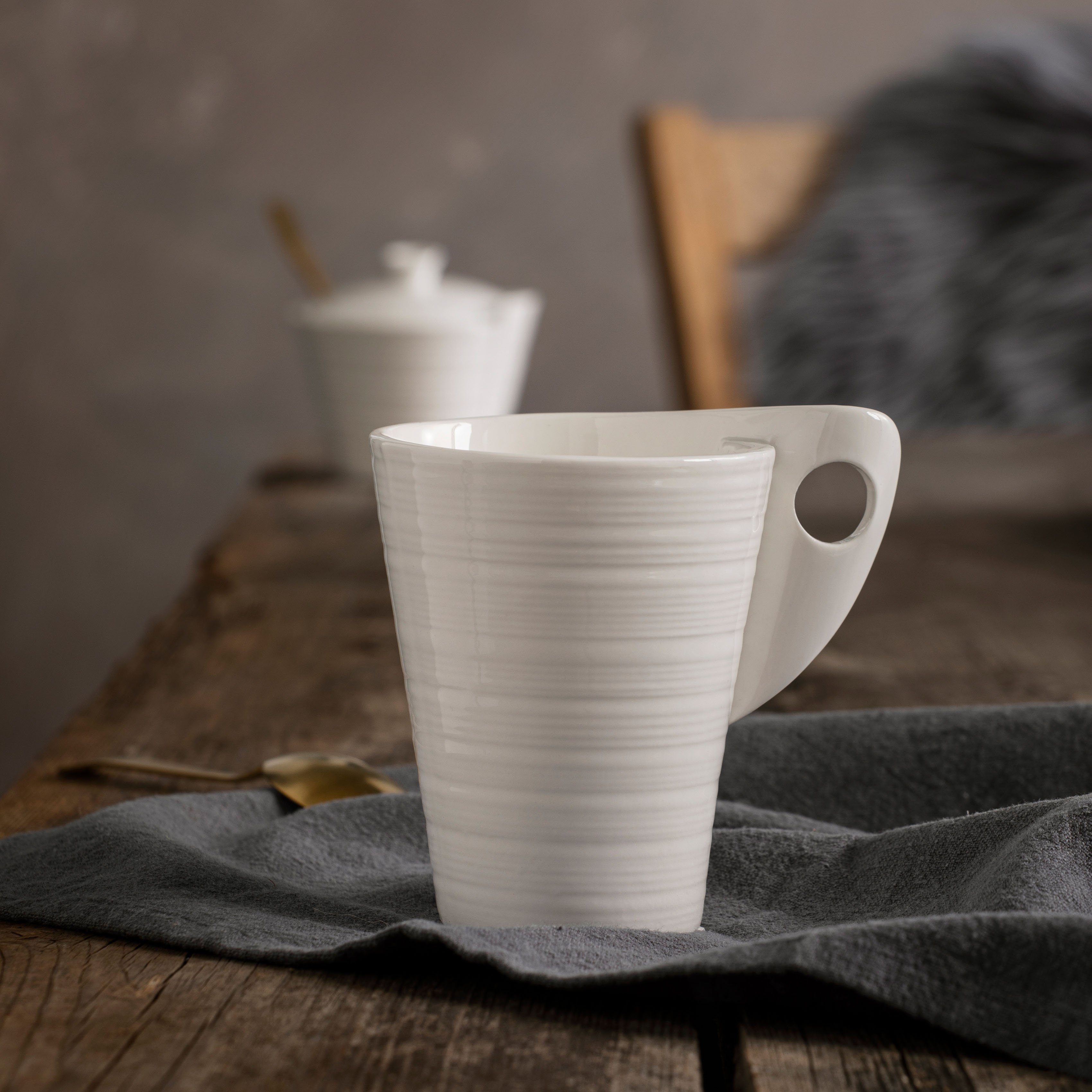 Retsch Arzberg Becher Julie, 6-tlg., Porzellan, 6-teilig