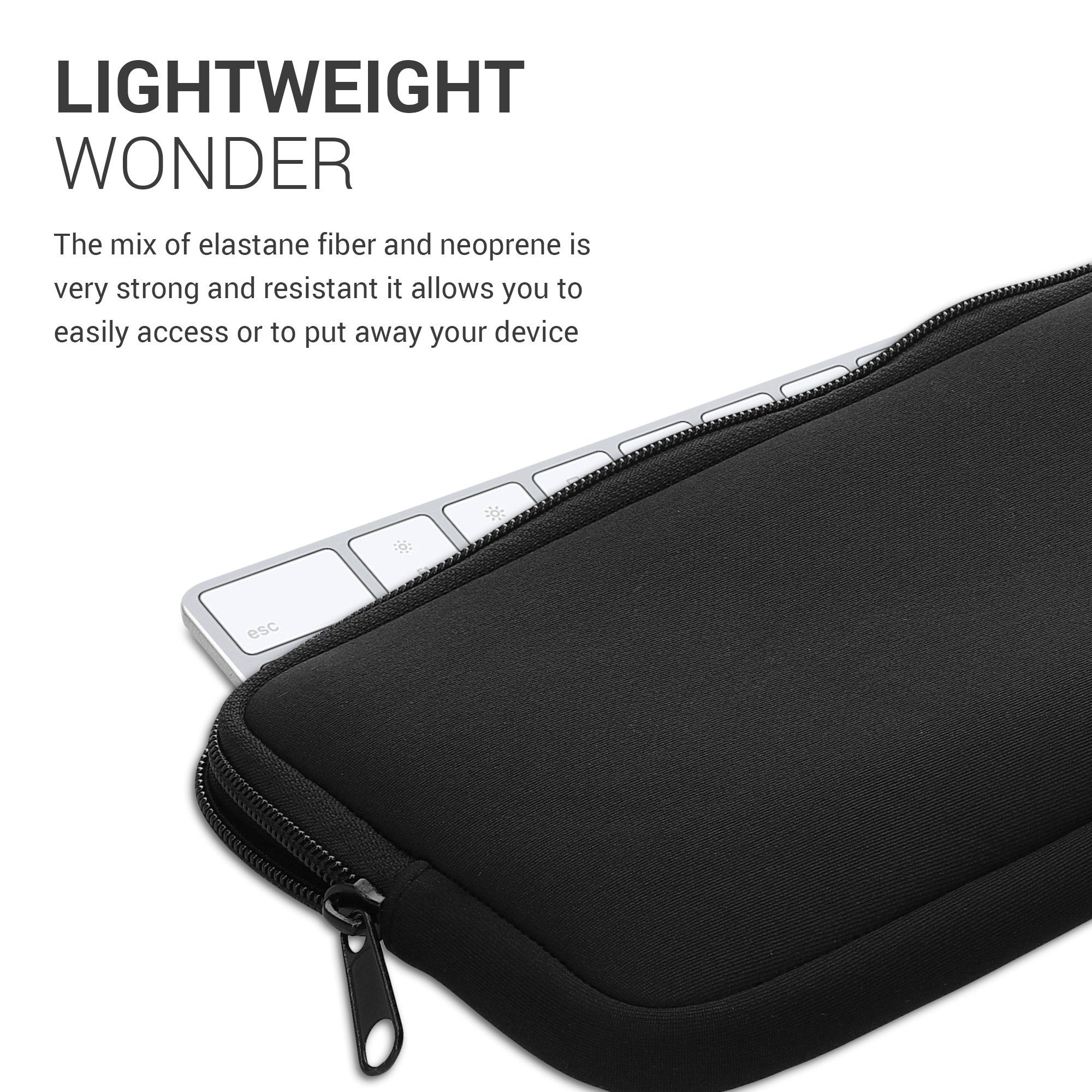 kwmobile Aufbewahrungstasche Tastatur-Hülle für Logitech K380 (1-tlg), Neopren Schutzhülle